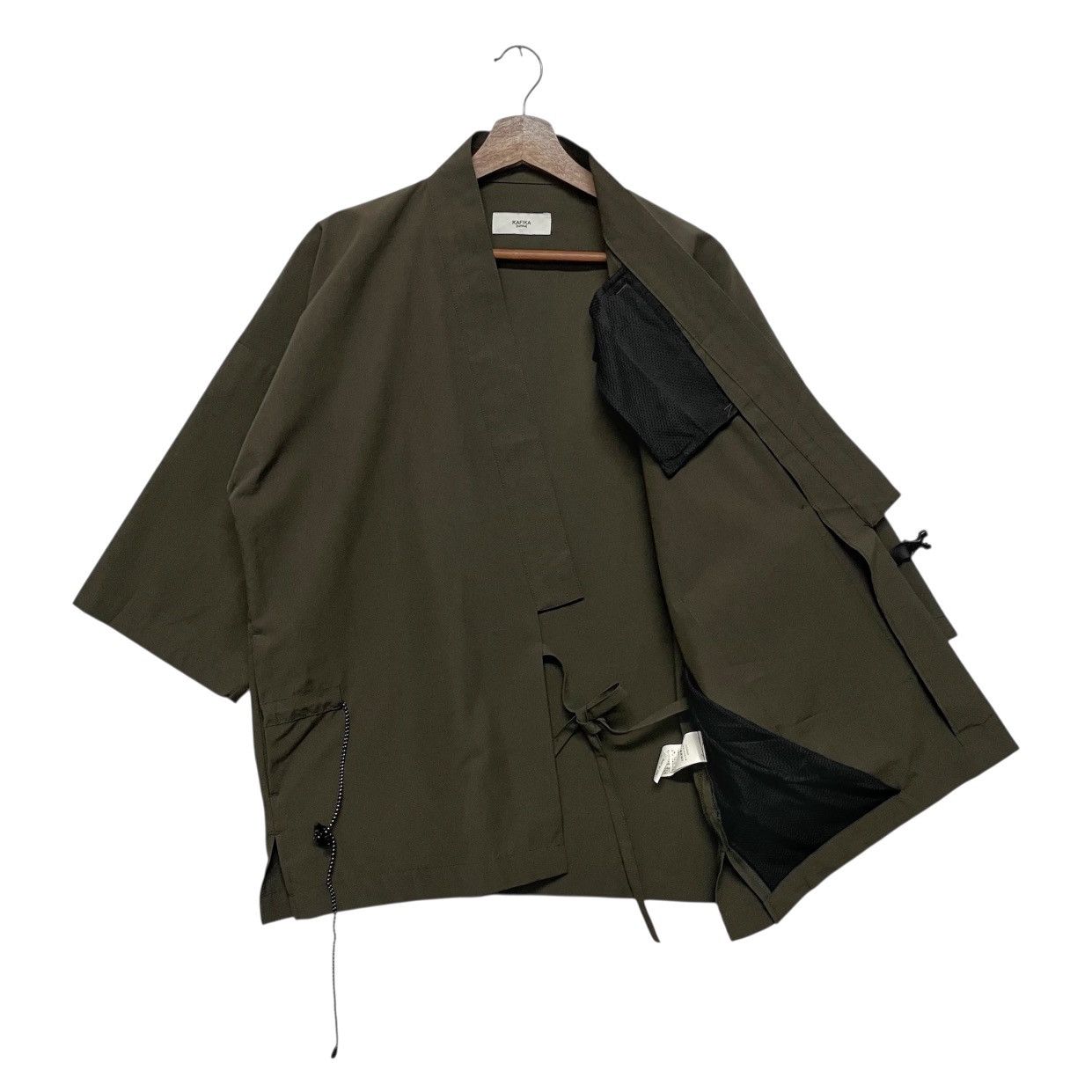 Japanese Brand Kafika Tactical Outerwear Kimono Blend Jacket Size US L / EU 52-54 / 3 - 2 Thumbnail