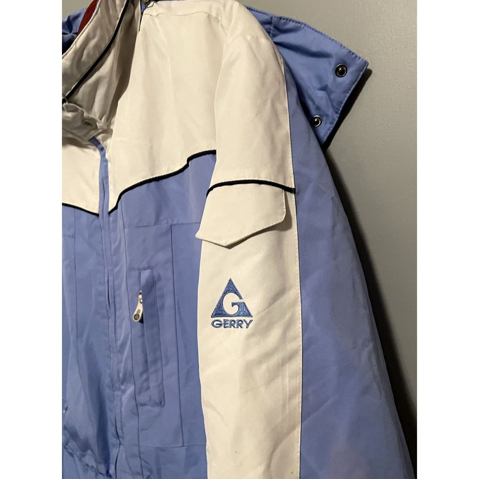 Vintage VINTAGE Gerry Goose Down Ski Jacket Mens 2XL Puffer Aqua Blue White Winter Jacket Size US XXL / EU 58 / 5 - 5 Thumbnail