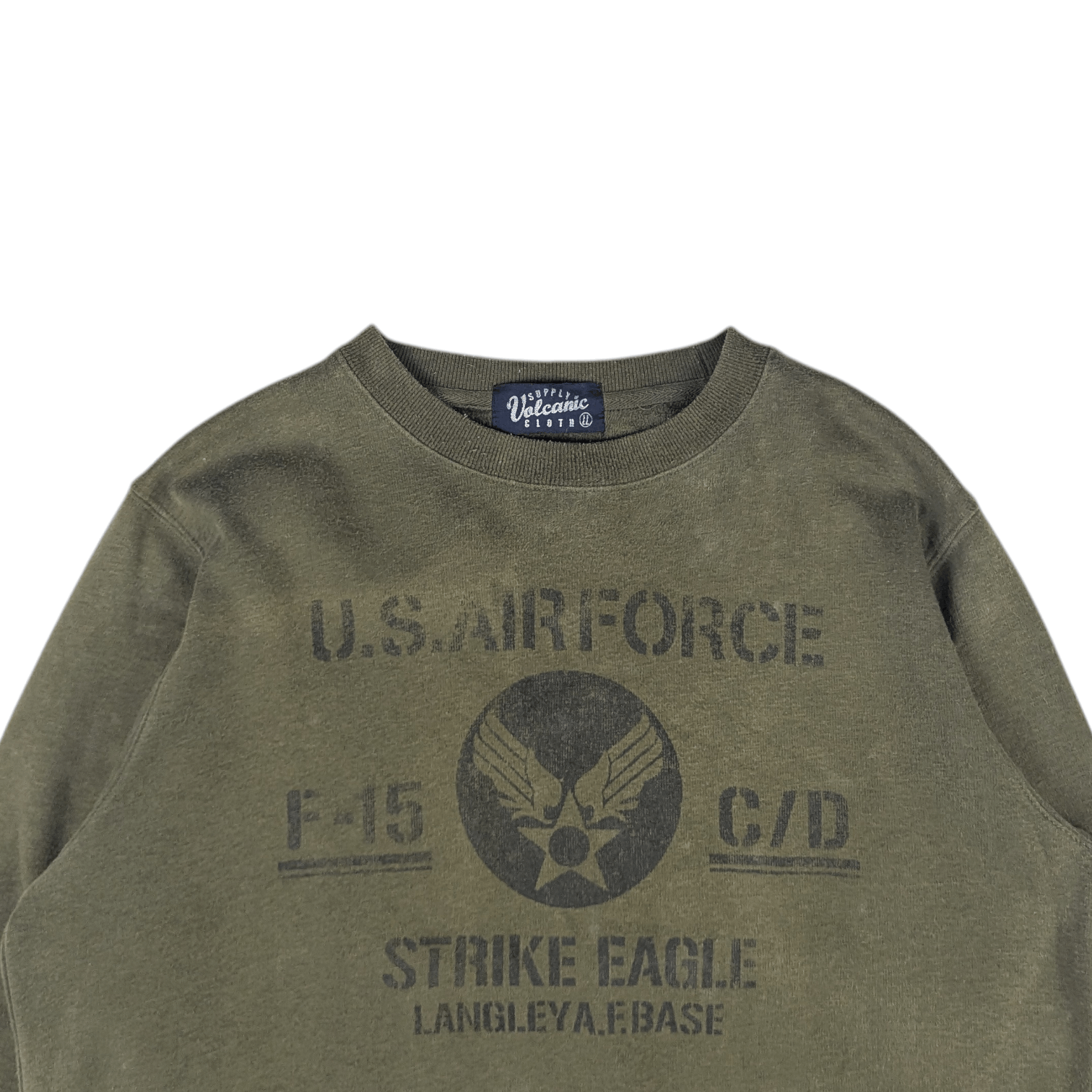 Vintage Vintage 90's US Air Force Military Army Sweatshirts Size US L / EU 52-54 / 3 - 5 Thumbnail