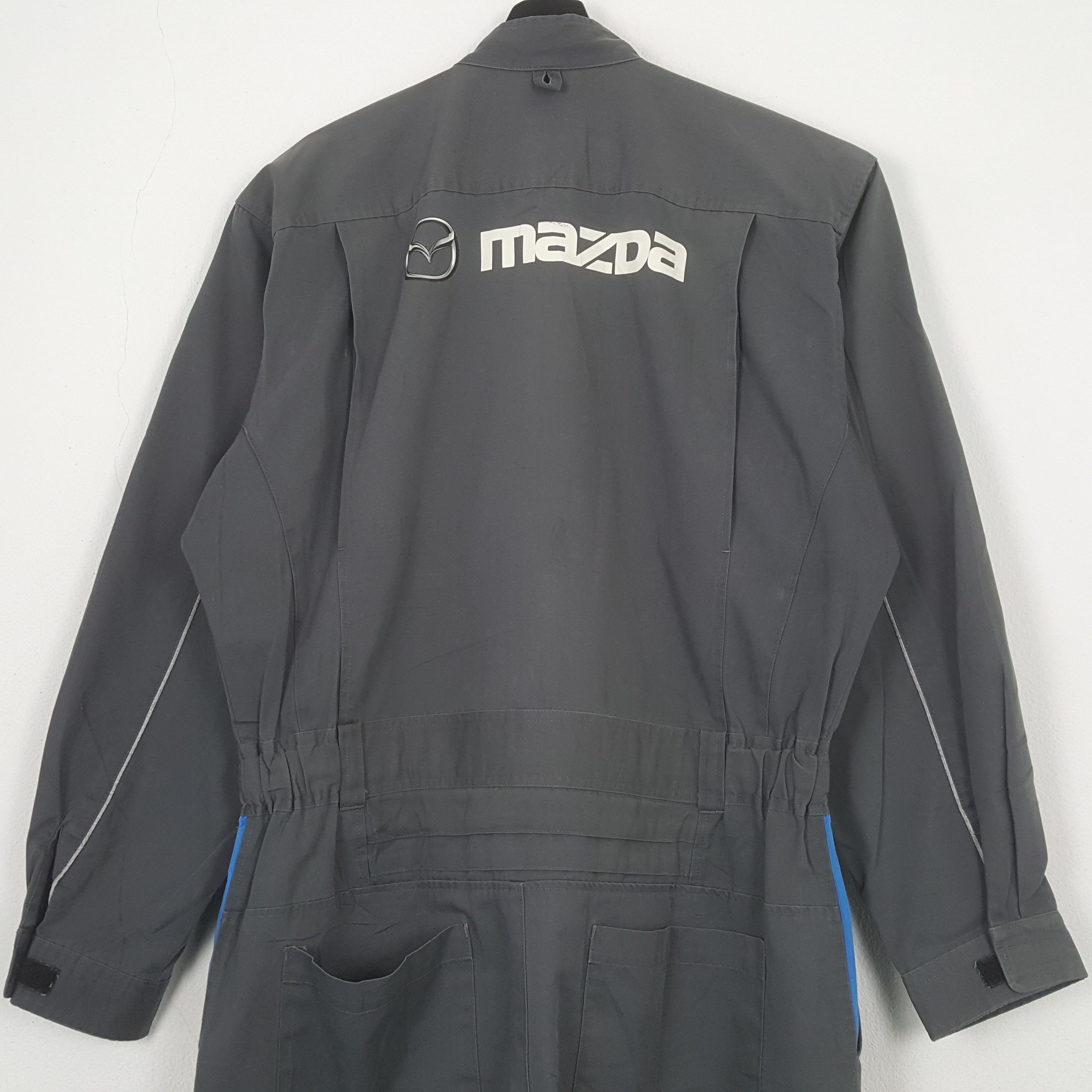 Vintage Mazda Japanese Motorsports Coverall Jacket RR27 Size US XL / EU 56 / 4 - 2 Thumbnail