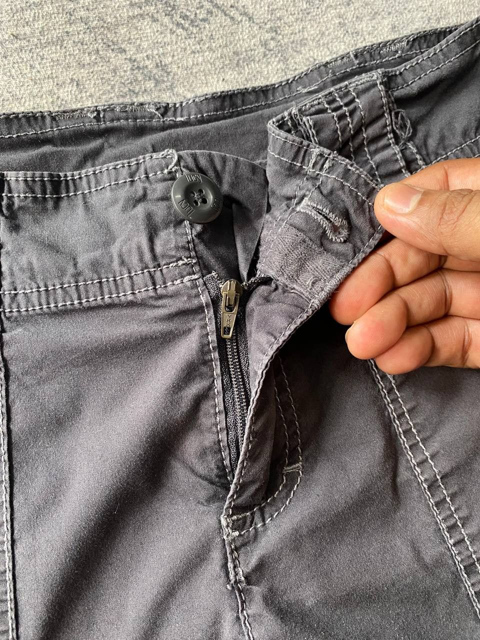 14th Addiction × If Six Was Nine × Le Grande Bleu (L.G.B.) Lucy Archives Cargo Pants Size 32" / US 10 / IT 46 - 4 Thumbnail