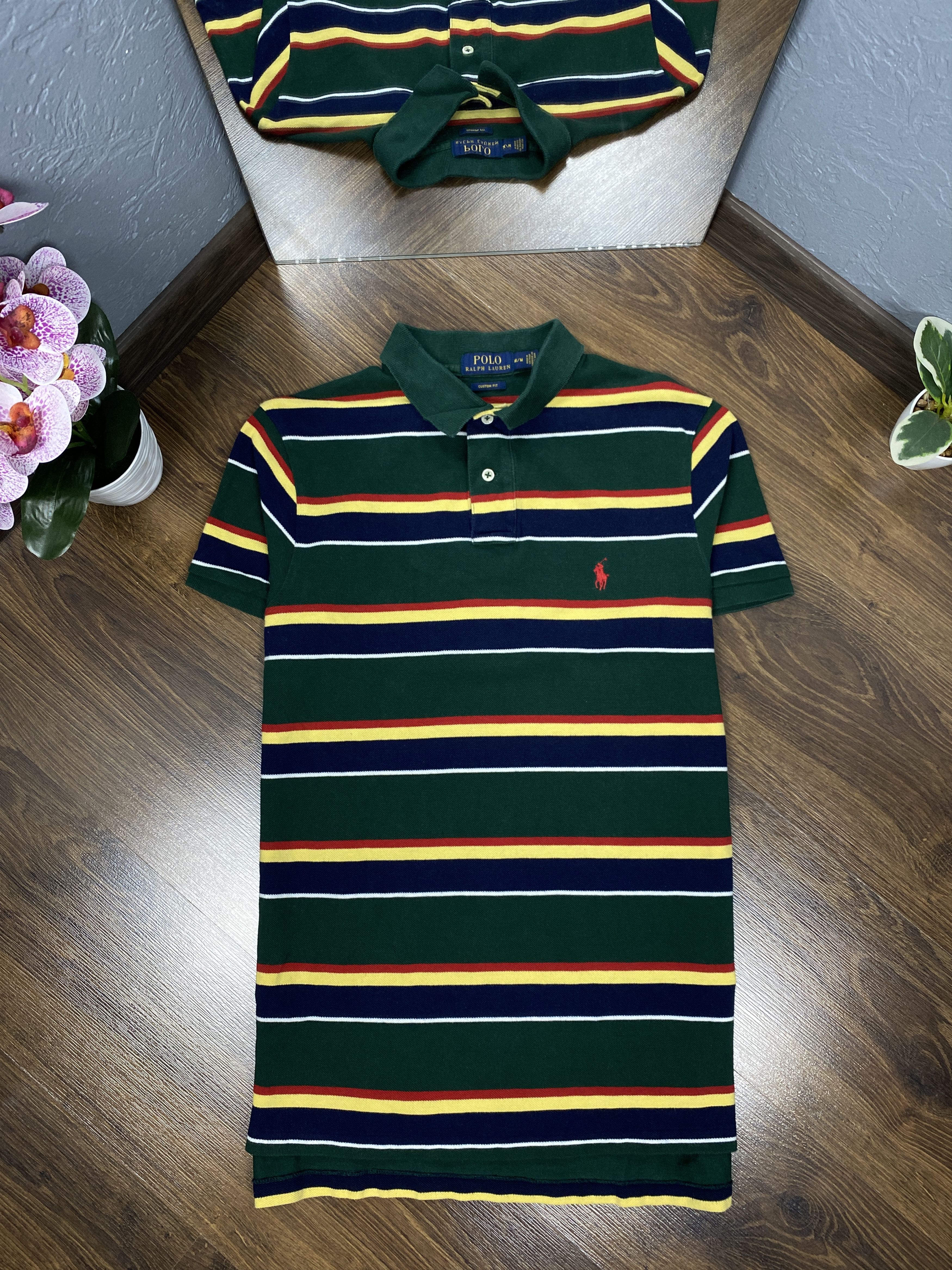 Polo Ralph Lauren Polo Ralph Lauren Mens Striped Polo Shirt Size US M / EU 48-50 / 2 - 1 Thumbnail