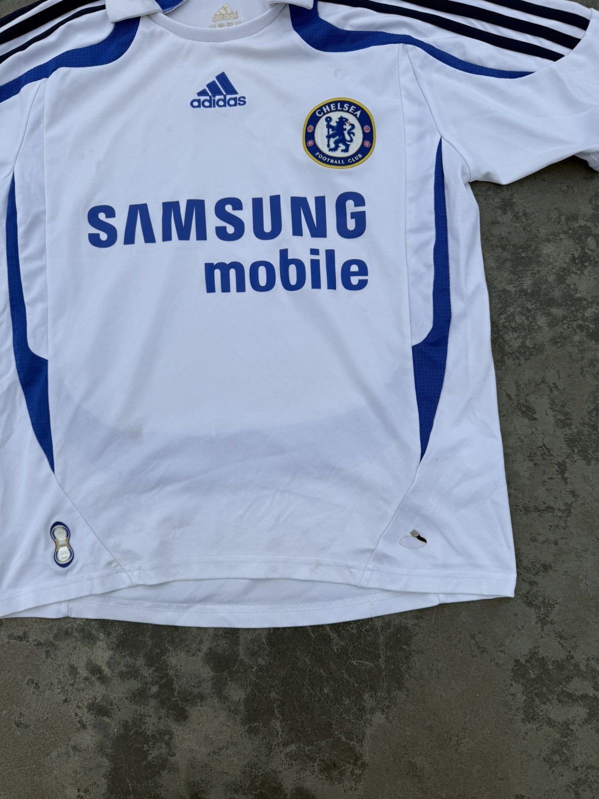 Adidas Chelsea 2007 Third Soccer Jersey Football Y2k Blokecore Size US S / EU 44-46 / 1 - 5 Thumbnail