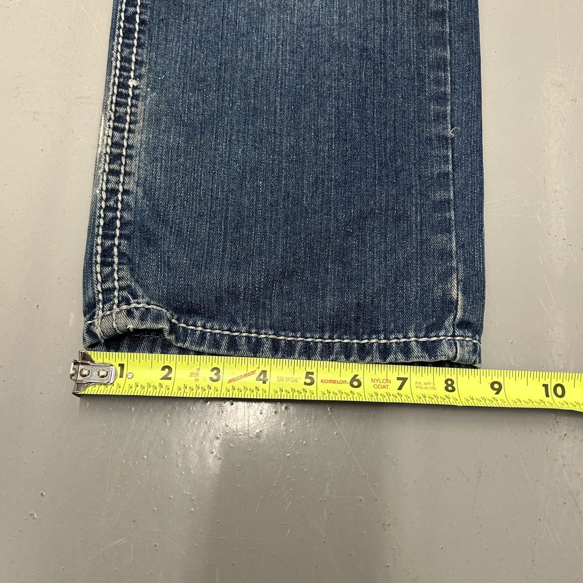 RARE Distressed Opium Japanese Style Denim Zipper Avant
