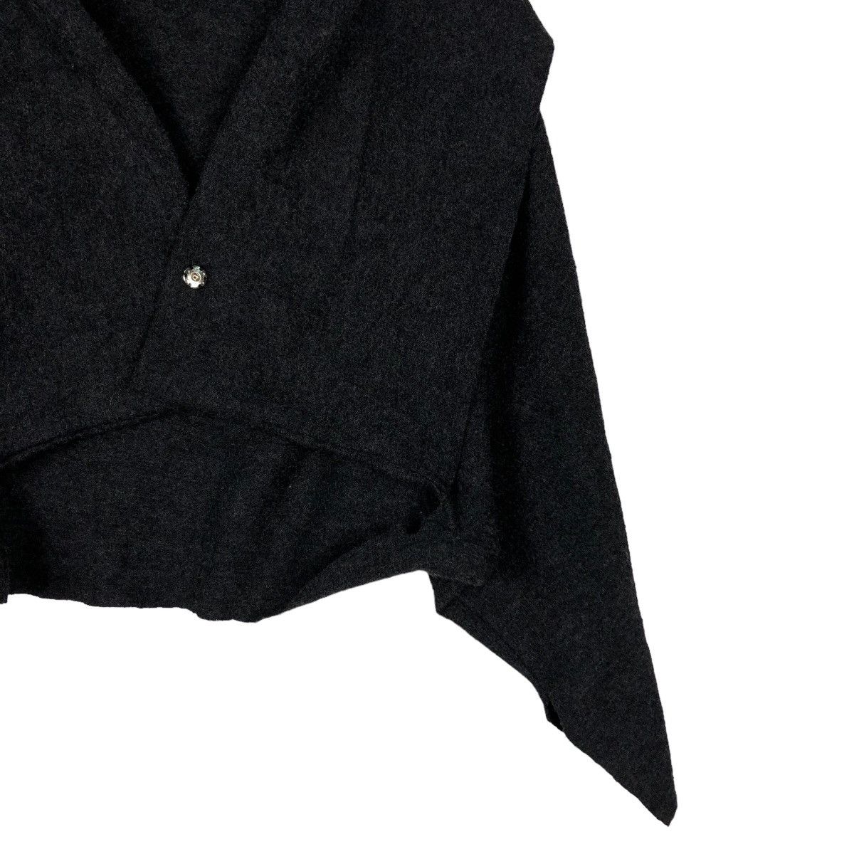 Japanese Brand 🔥CROPPED WOOL BIKER JACKET DOUBLE LAYER HIROKO HAYASHI Size US M / EU 48-50 / 2 - 3 Thumbnail