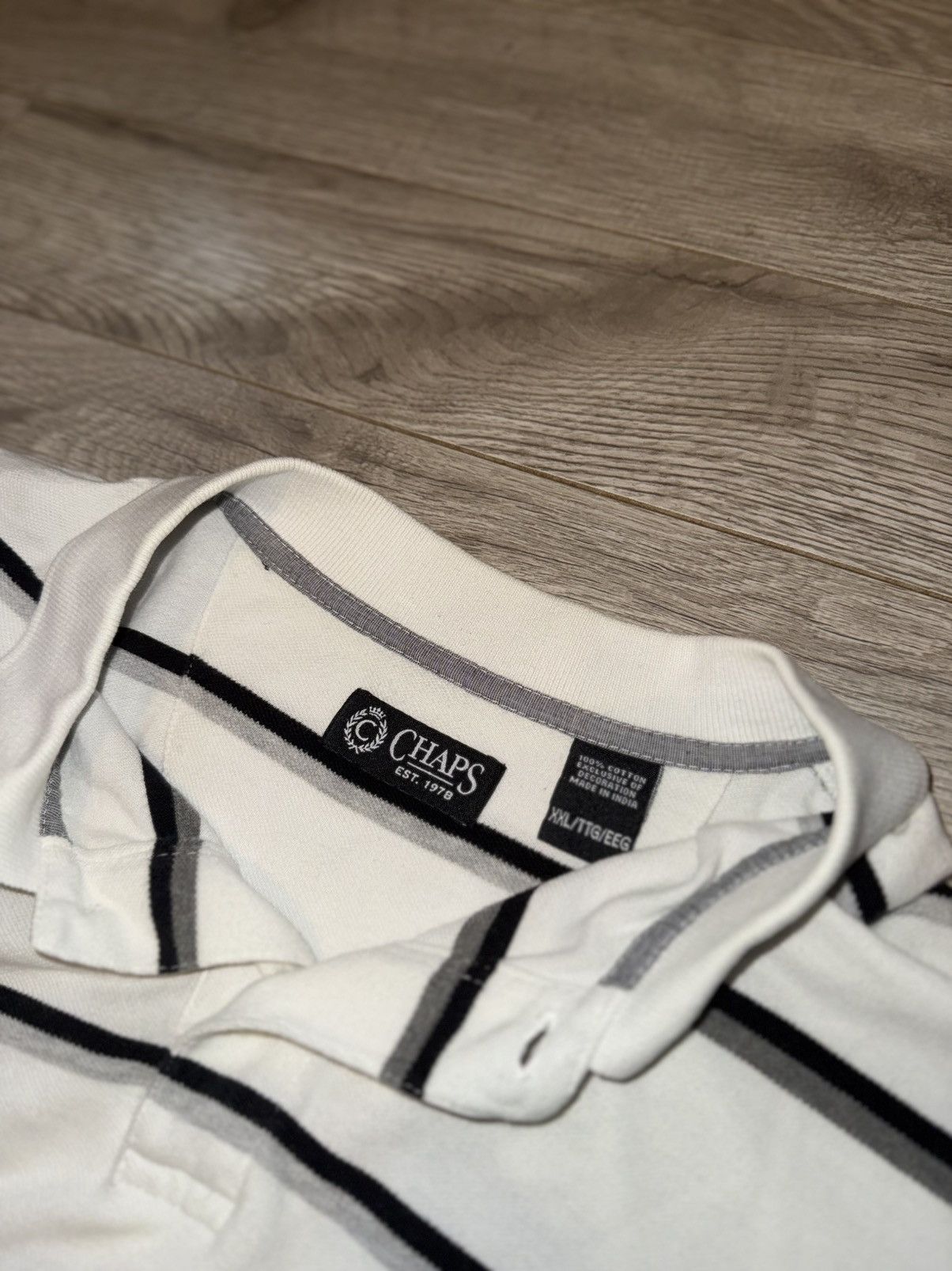 Chaps × Vintage white chaps oversized striped polo Size US XXL / EU 58 / 5 - 3 Thumbnail