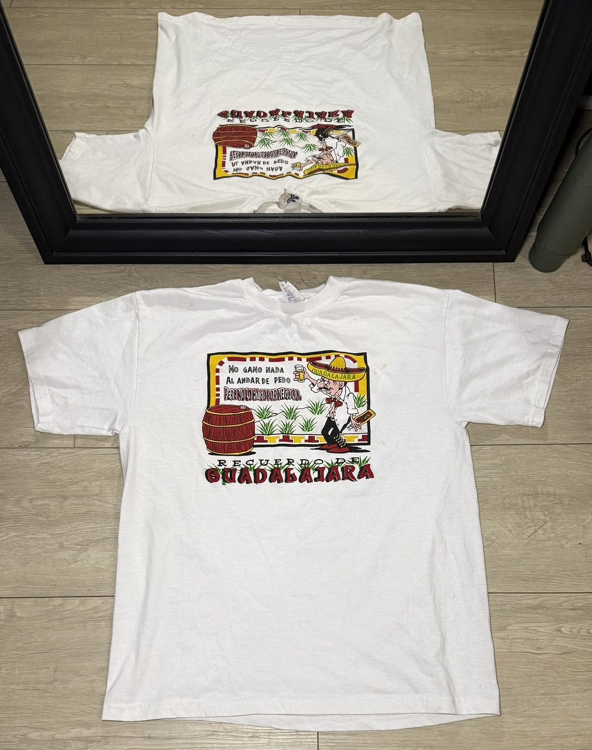 Other Vintage 2000s Humor / Funny Drinking Recuerdo De Guadalajara Size US L / EU 52-54 / 3 - 1 Thumbnail