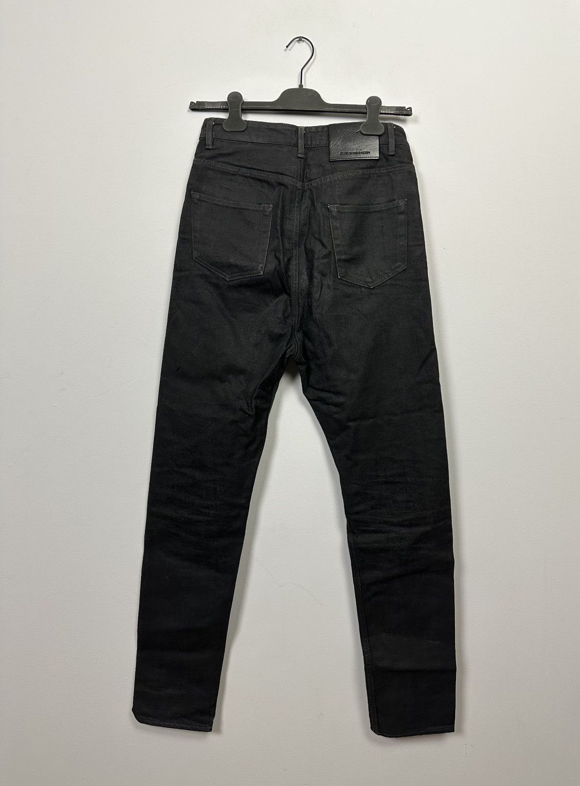 Rick Owens Drkshdw DRKSHDW Waxed Collapse Cut Denim Size US 31 - 4 Thumbnail