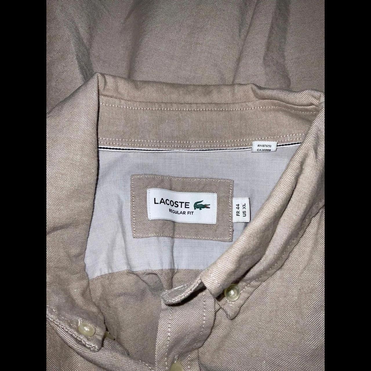 Lacoste Mens Used Size Xl Beige Size US XL / EU 56 / 4 - 2 Thumbnail