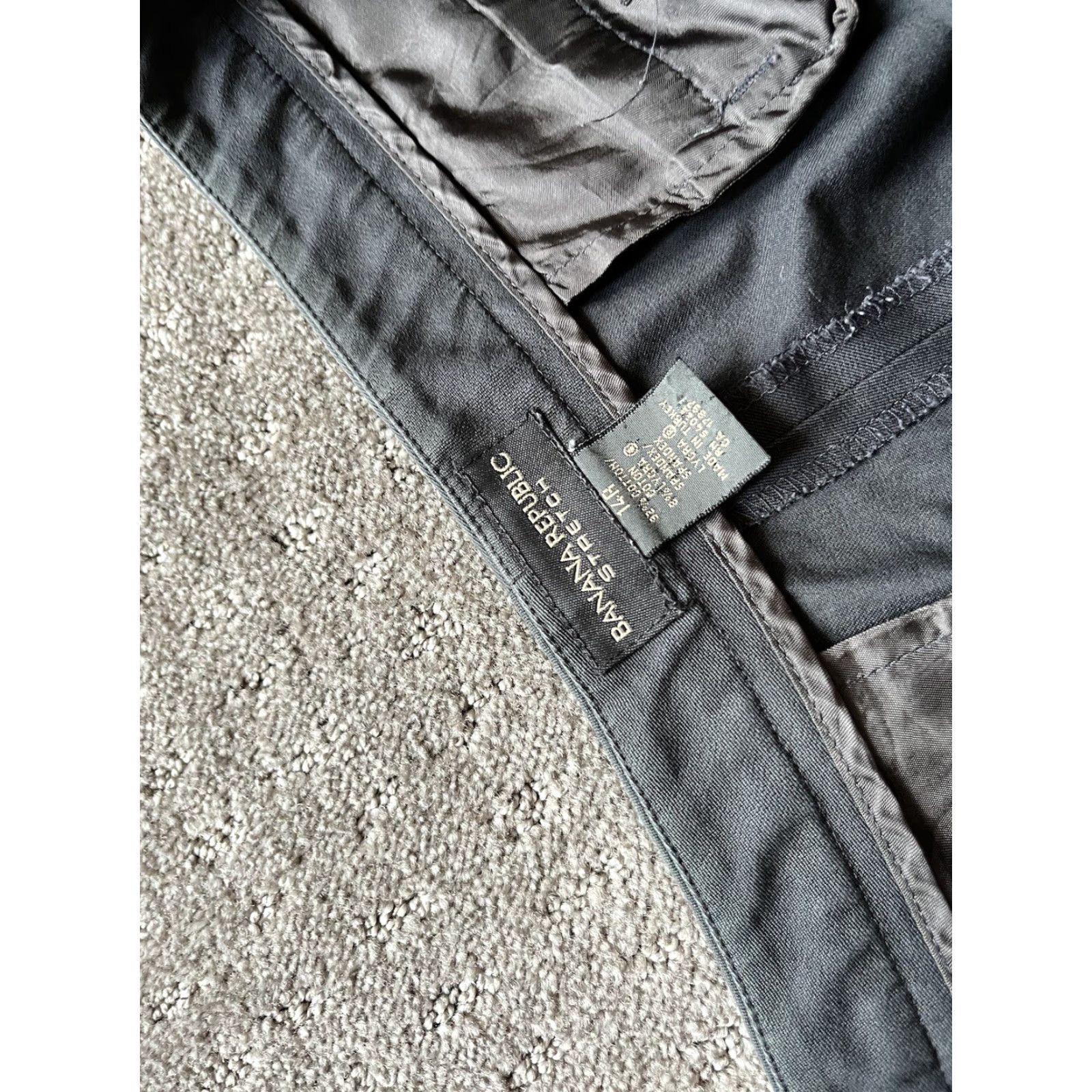Banana Republic Banana Republic Stretch Gray Dress Pants Pants Women 14 Wool Blend 14R Gray Stretch Dress Pants Womens Size 36" / US 14 / IT 50 - 5 Thumbnail
