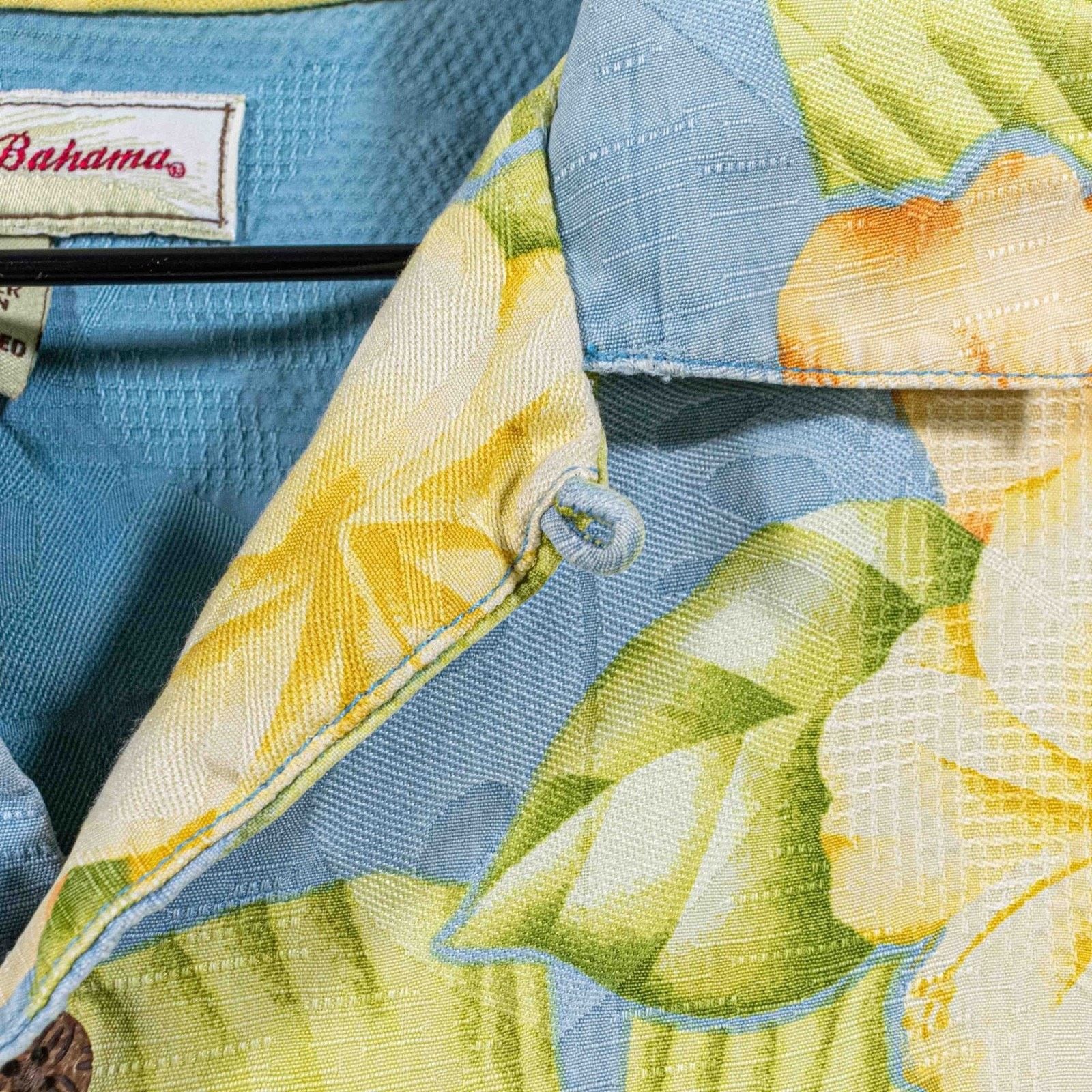 Tommy Bahama Tommy Bahama Silk Hawaiian Shirt XL Floral Camp Collar Loop Size US XL / EU 56 / 4 - 7 Thumbnail