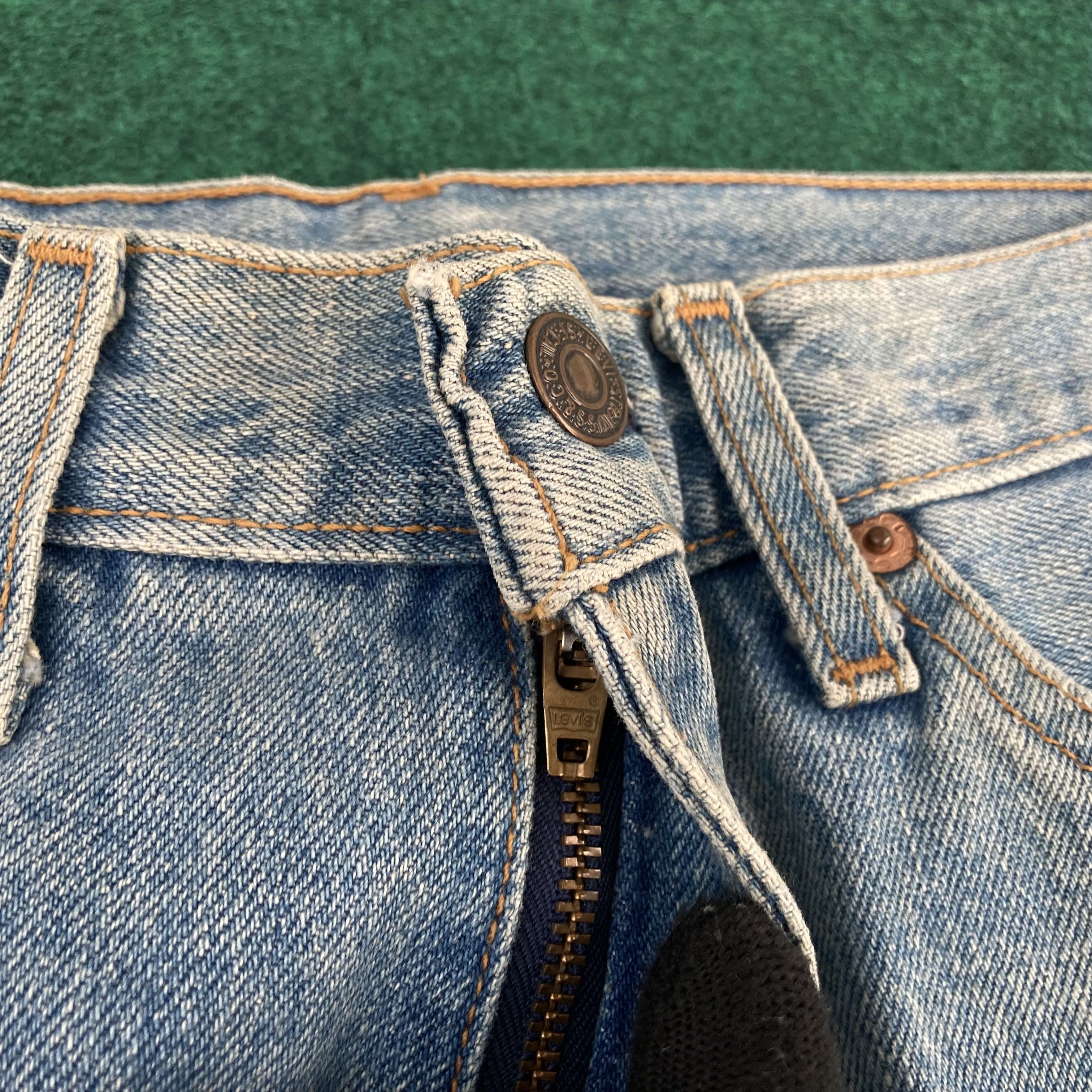 Levi's Vtg Levis 517 Denim Bootcut Sz 29 Faded Punk Grunge Jeans Size US 29 - 5 Thumbnail
