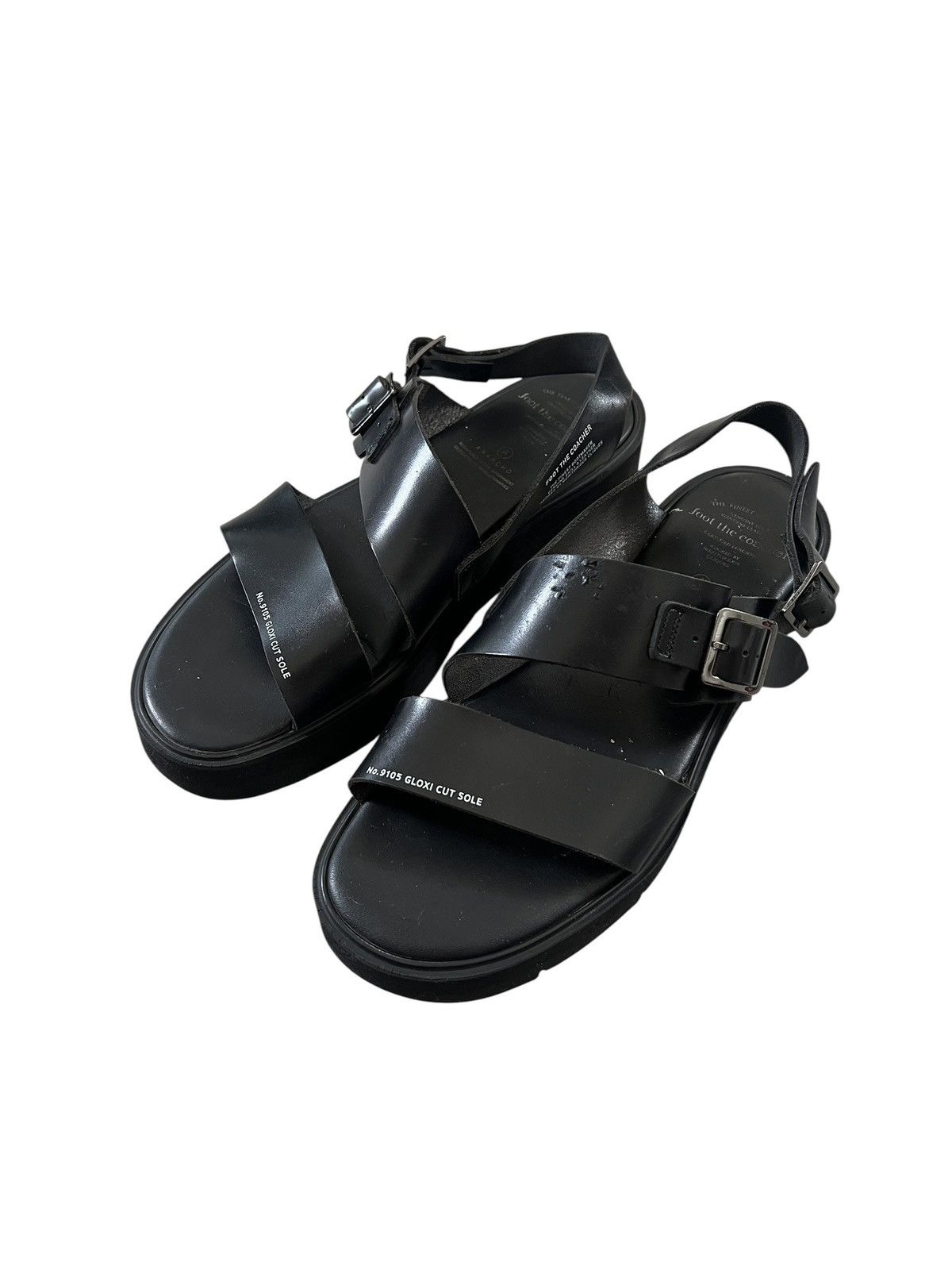foot the coacher Foot The Coacher Anarcho Belt Leather Sandals Size US 9 / EU 42 - 1 Thumbnail