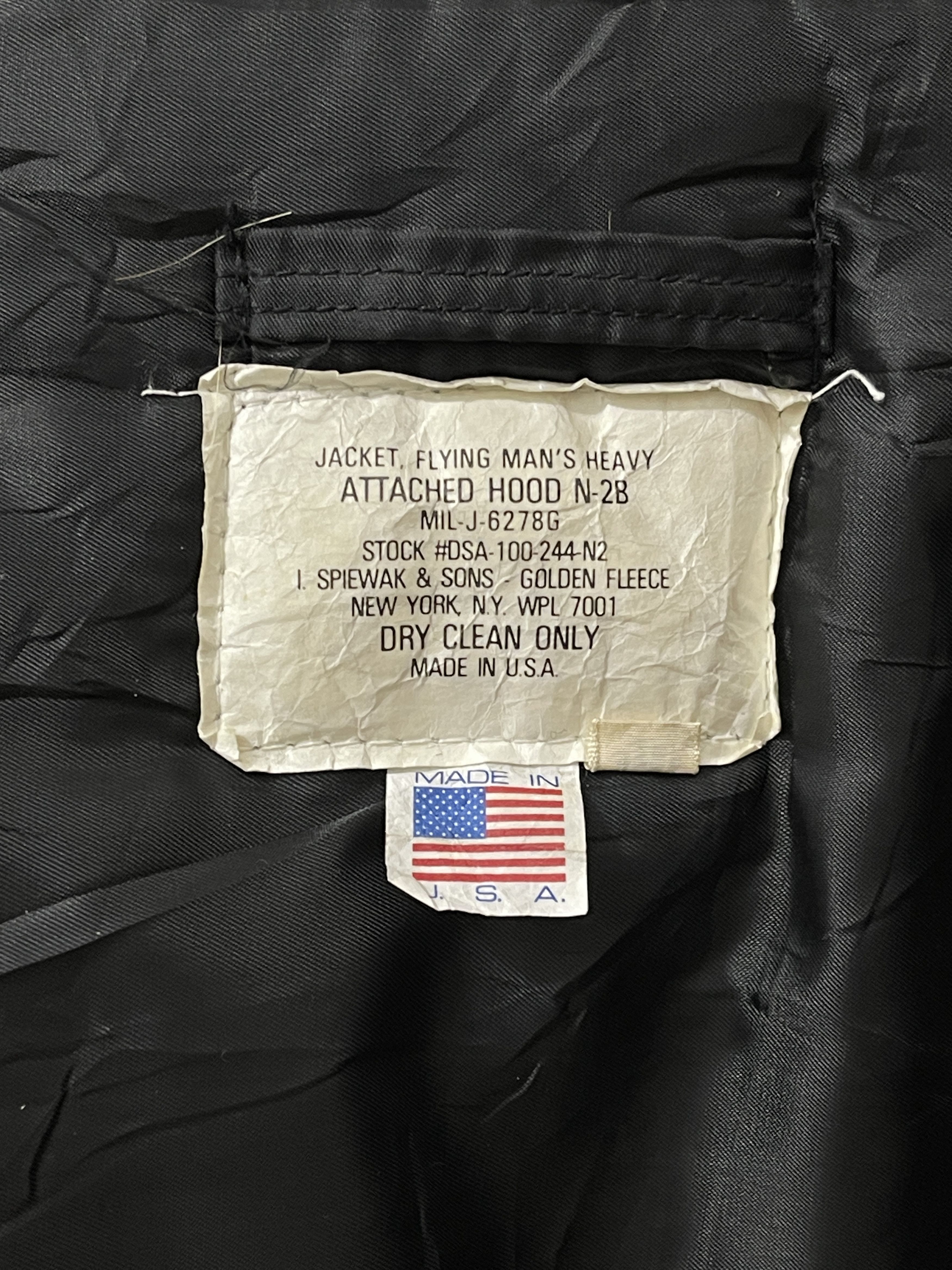 I. Spiewak And Sons Vintage Spiewak USA OG Military Flying Bomber Jacket Size US L / EU 52-54 / 3 - 4 Thumbnail