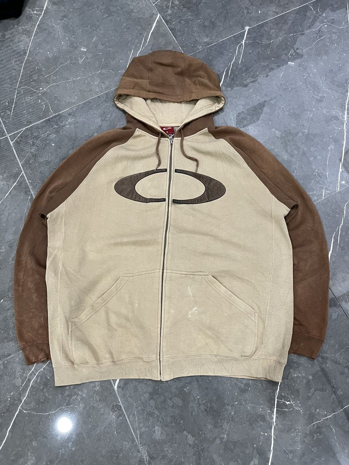 Oakley × Vintage VINTAGE OAKLEY DESTROYED HOODIE Size US L / EU 52-54 / 3 - 1 Thumbnail