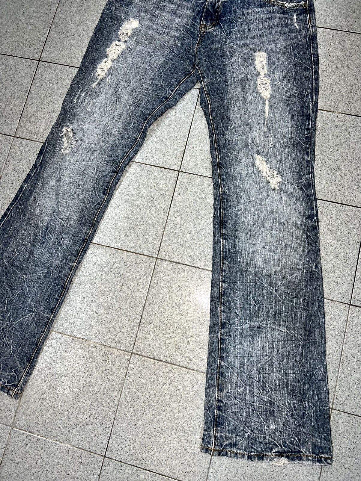 Japanese Brand × semanticdesign SEMANTIC DESIGN FLARED JEANS Size US 33 - 3 Thumbnail