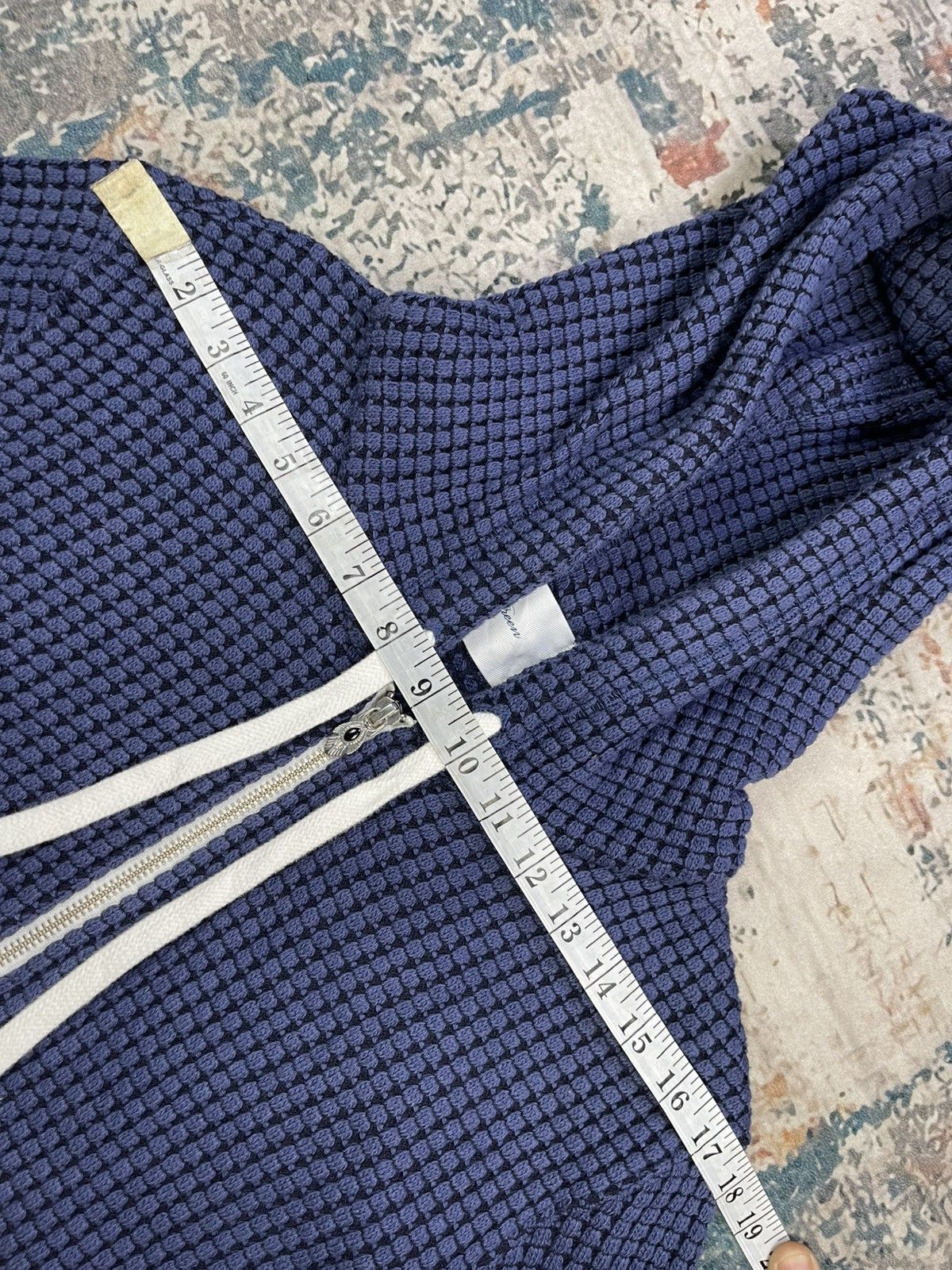 TATRAS Seagreen Tatras Japan Big Waffle Knit Hooded Jacket Size US S / EU 44-46 / 1 - 13 Thumbnail