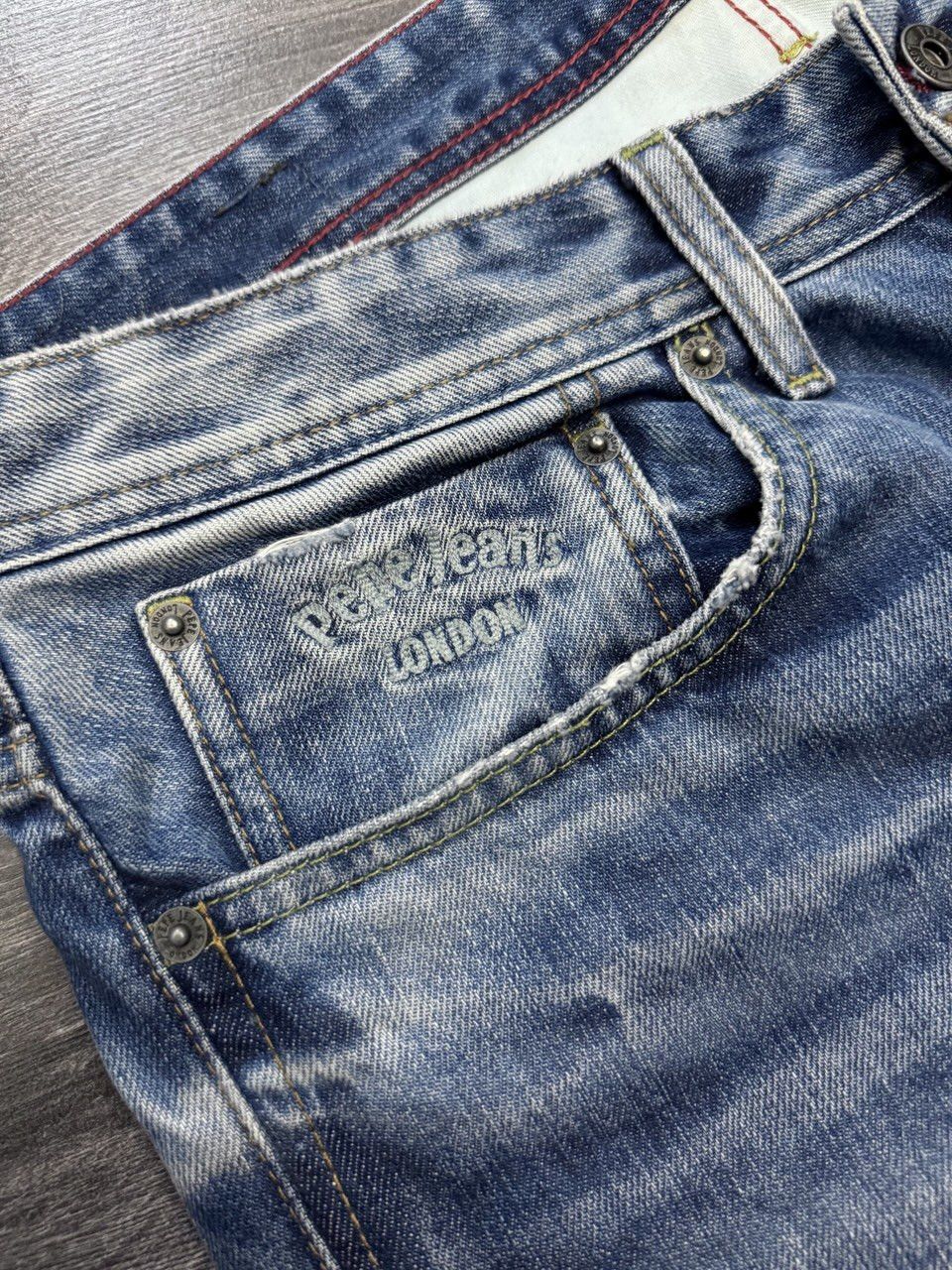 Pepe Jeans Pepe Jeans Men Edition Pant Blue Jeans Size US 33 - 7 Thumbnail
