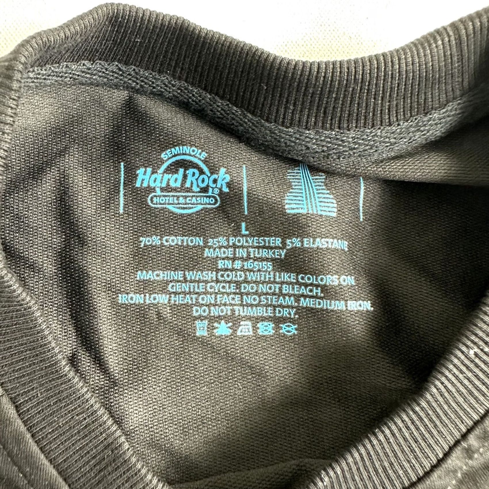 Hard Rock Cafe Hard Rock Cafe Hollywood Pullover Sweater Men Large Black Casual Size US L / EU 52-54 / 3 - 5 Thumbnail