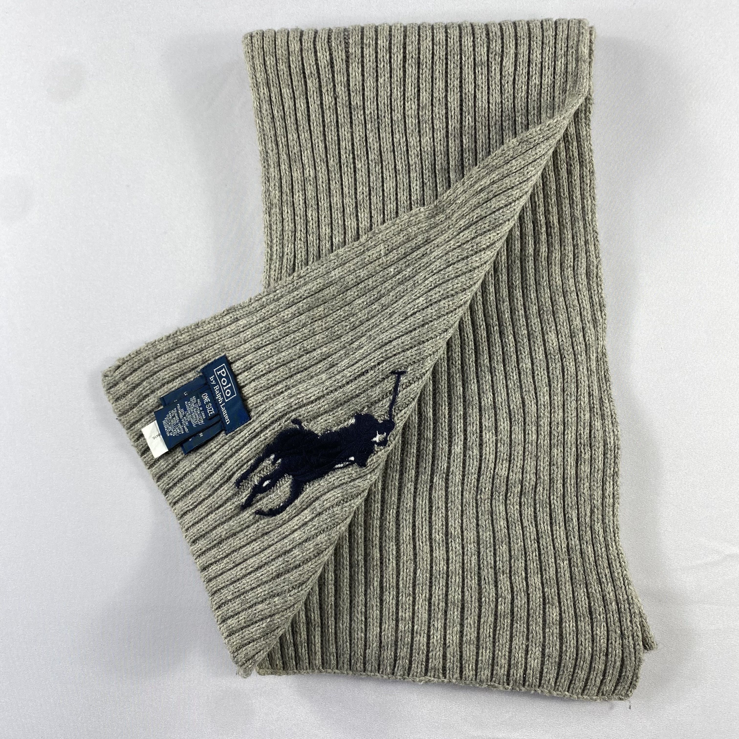 Polo Ralph Lauren Polo Ralph Lauren Knit Scarf Neck Wrap Wool Muffler Size ONE SIZE - 5 Thumbnail