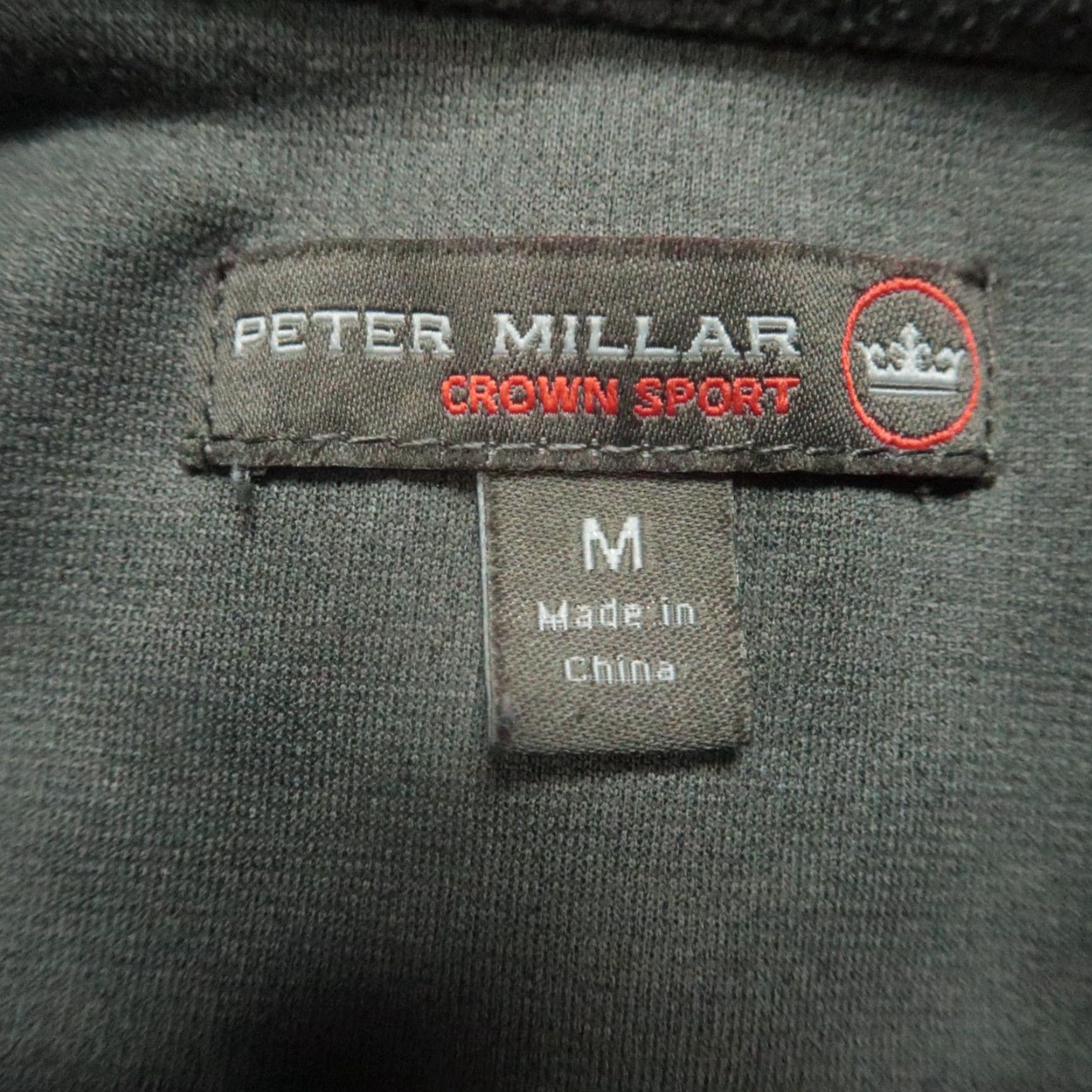 Peter Millar Peter Millar Crown Sport Pullover Men Medium Gray Fleece Performance Quarter Zip Shirt Size US M / EU 48-50 / 2 - 3 Thumbnail