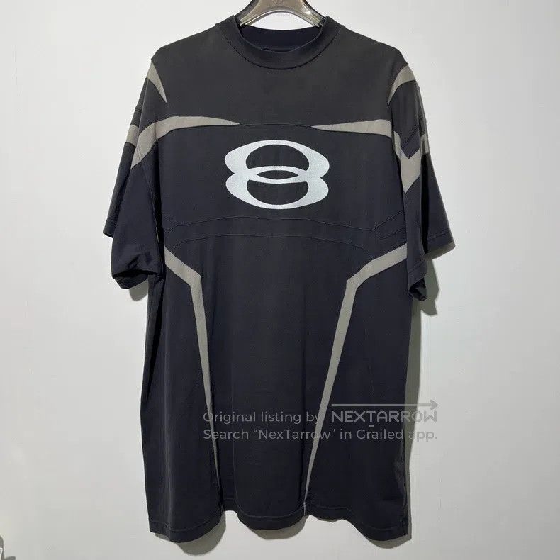 Balenciaga Balenciaga Double Ring King Logo T-Shirt Size US L / EU 52-54 / 3 - 1 Thumbnail