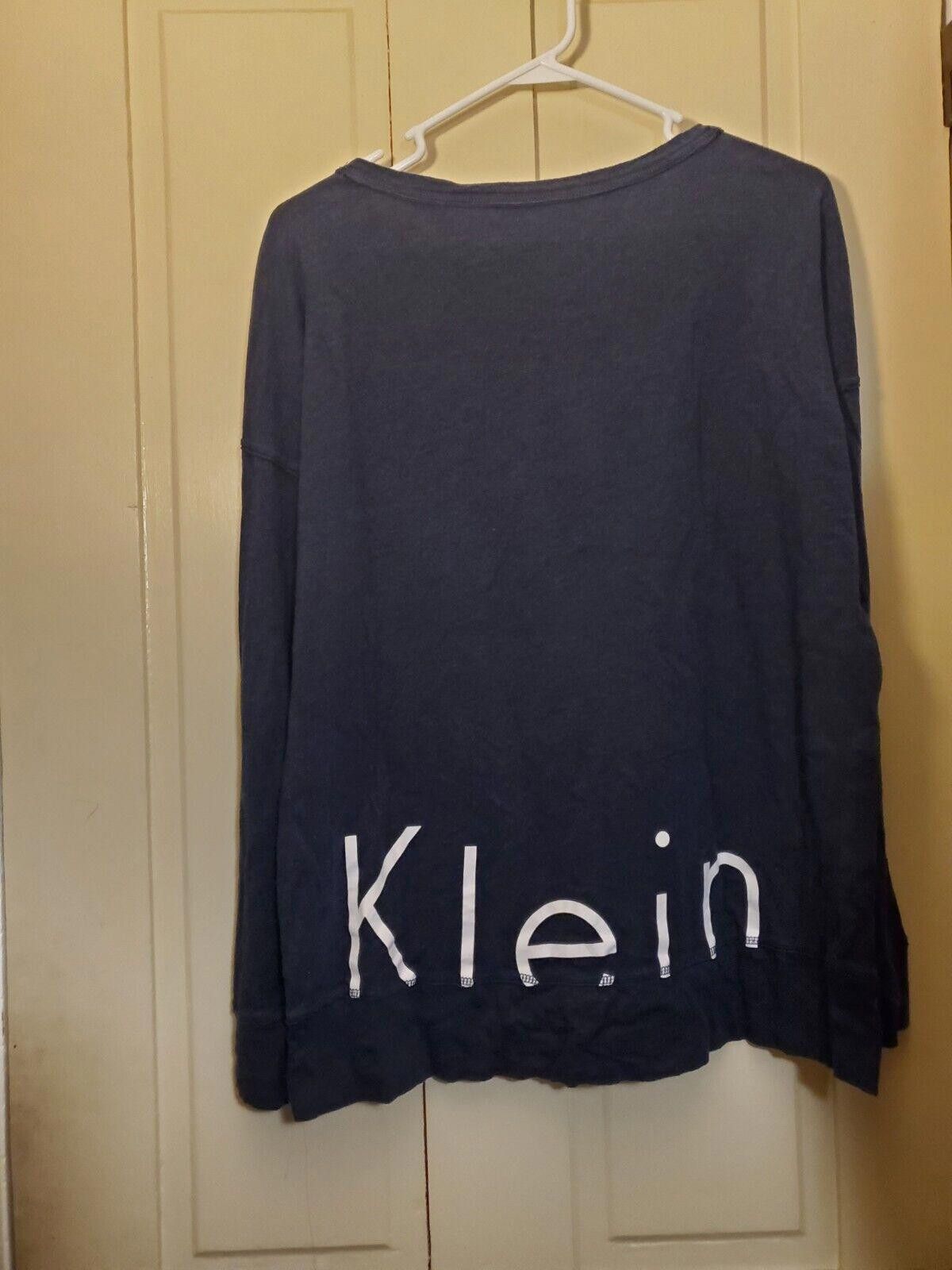 Calvin Klein CALVIN KLEIN PERFORMANCE TOP L Blue Long Sleeved T-shirt Size L / US 10 / IT 46 - 5 Thumbnail