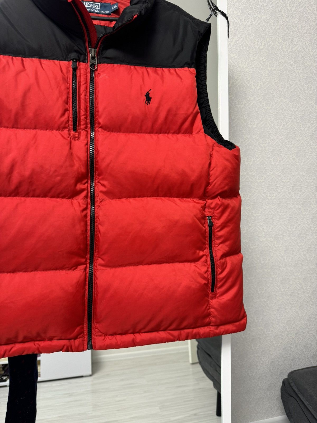 Polo Ralph Lauren × Vintage Vintage Polo Ralph Lauren Down Puffer Vest Size US XXL / EU 58 / 5 - 5 Thumbnail