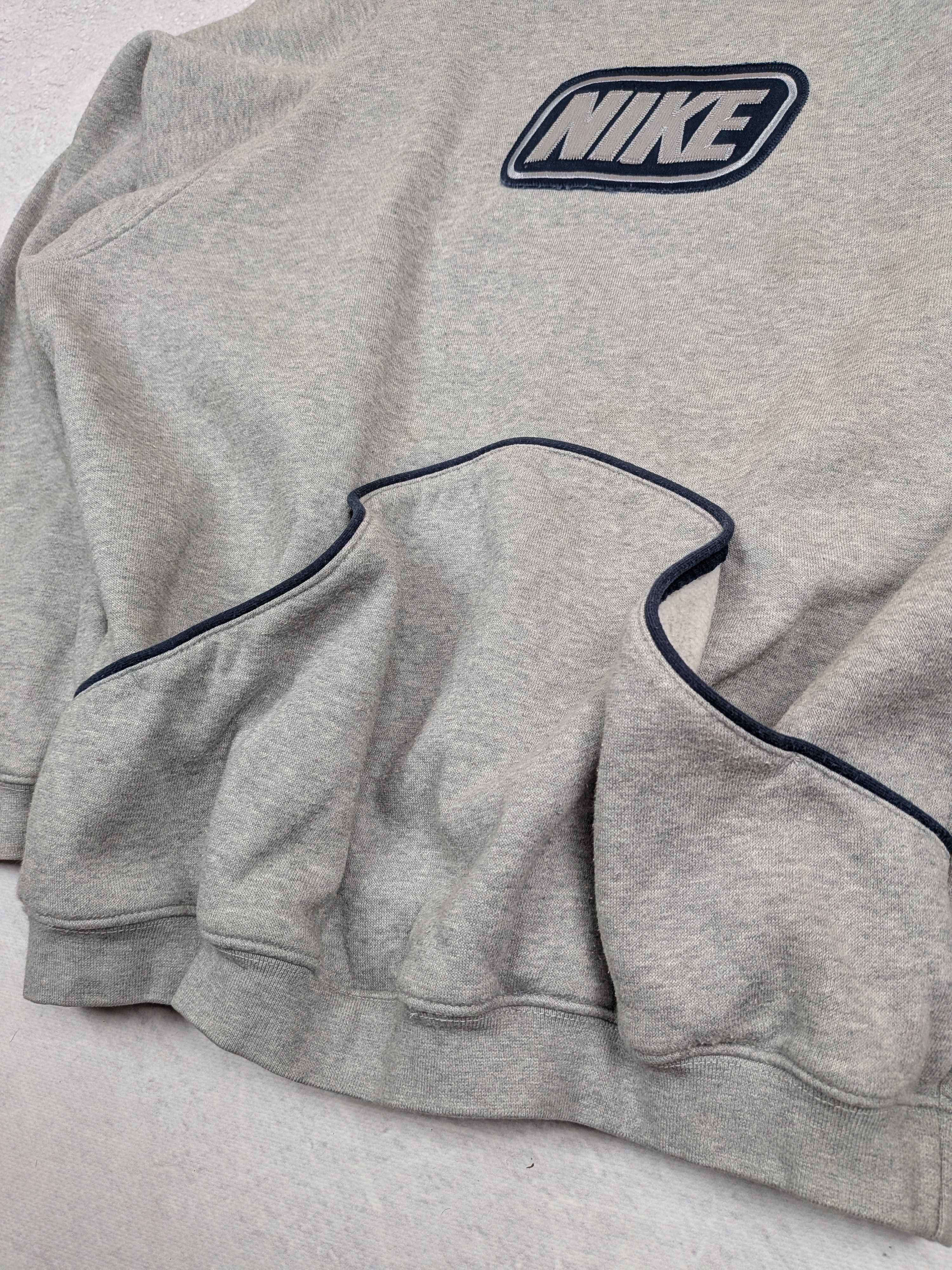 Nike Nike Rare Vintage Y2K Grey Hoodie Big Spellout Size XS/S Size US XS / EU 42 / 0 - 7 Thumbnail