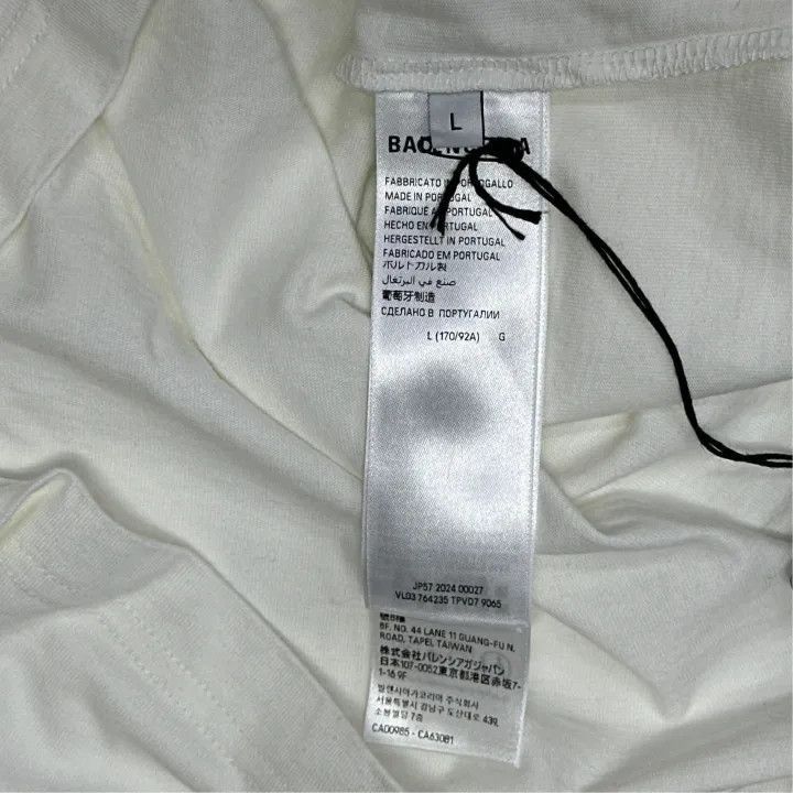 Balenciaga Balenciaga 3B Sports Icon Logo Short Sleeve T-Shirt 0079-25 Size US L / EU 52-54 / 3 - 3 Thumbnail