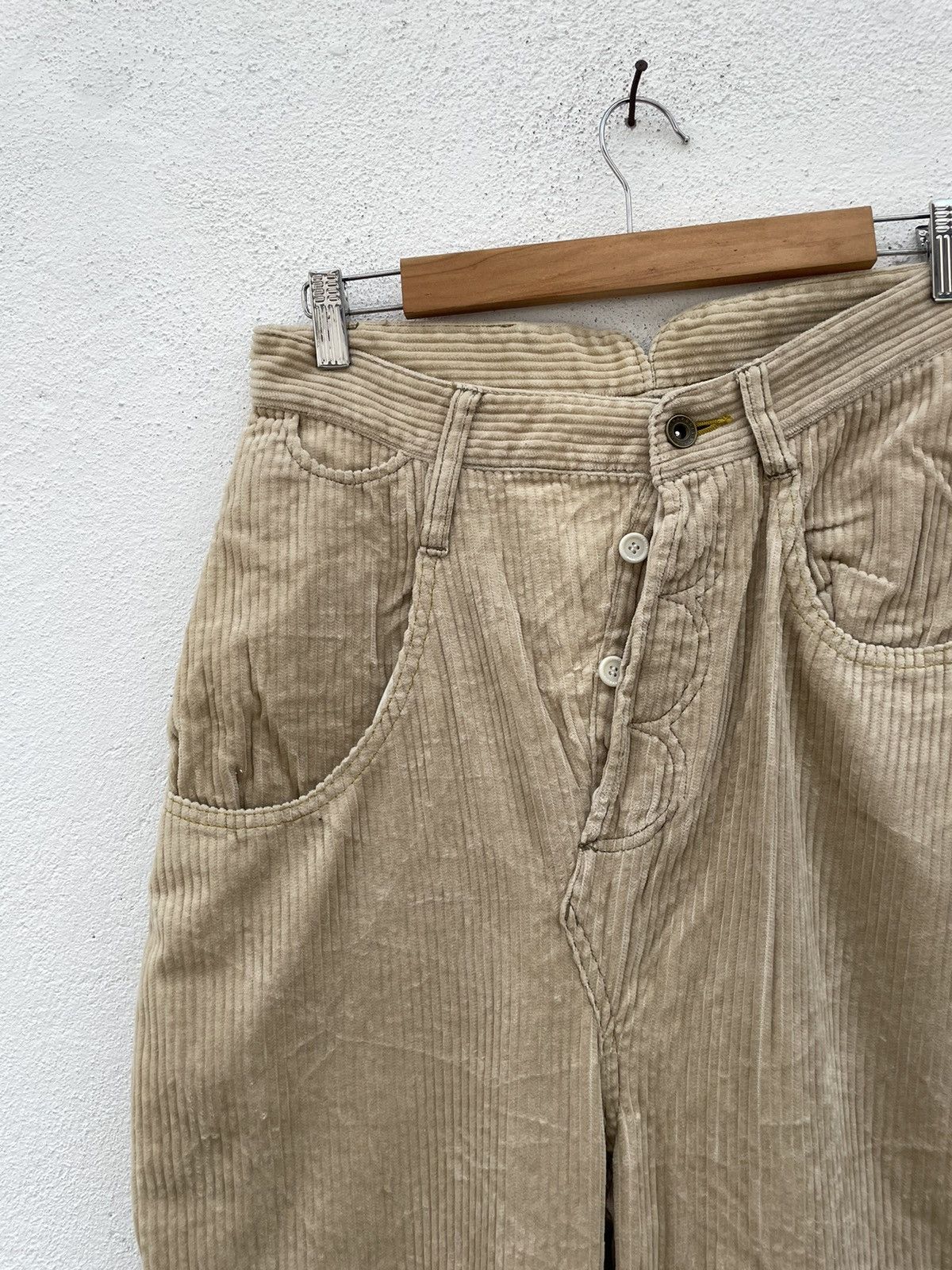 Frapbois Vintage Frapbois Drop Crotch Corduroy Pants Size US 30 / EU 46 - 3 Thumbnail