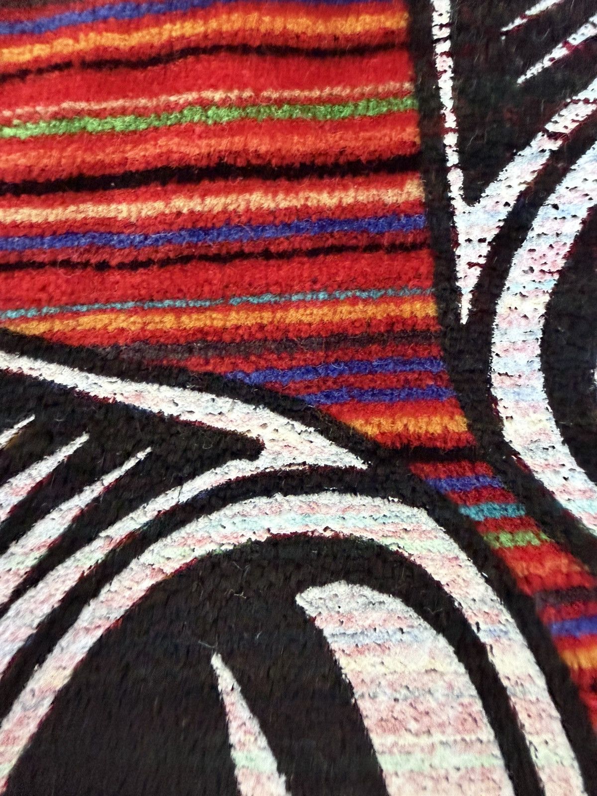 Walter Van Beirendonck NOS Early 90‘s Velvet Monkees - Fantasia Graphic Velvet knit Size US M / EU 48-50 / 2 - 23 Thumbnail