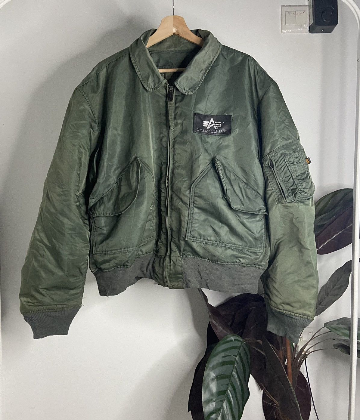 Alpha Industries × Vintage VINTAGE ALPHA INDUSTRIES JACKET 😊❤️ Size US XL / EU 56 / 4 - 1 Thumbnail