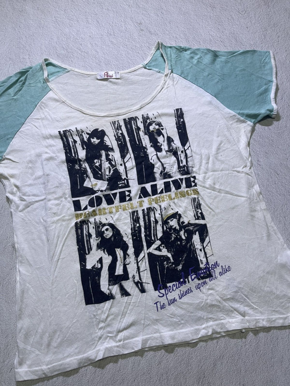 Japanese Brand Y2K PALEO short sleeve tshirt Size L / US 10 / IT 46 - 2 Thumbnail
