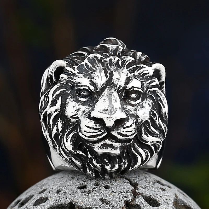 Japanese Brand × Jewelry × Vintage Lion Head Ring Size ONE SIZE - 1 Thumbnail
