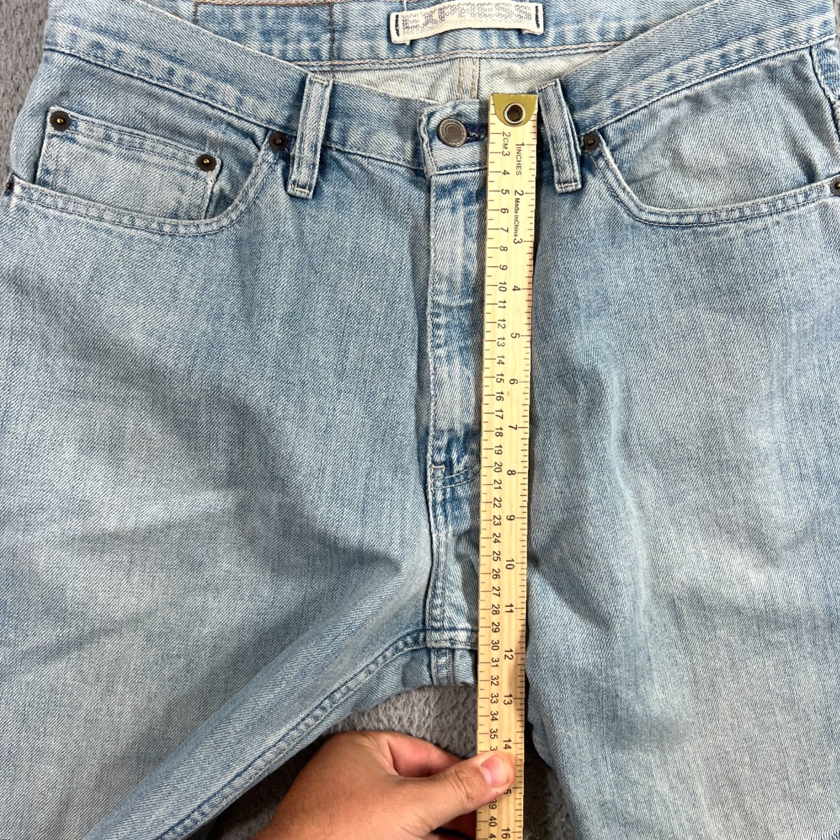 Express Express Shorts 32 Blue Denim Jean Bermuda Beach Summer Mens Size US 32 / EU 48 - 7 Thumbnail