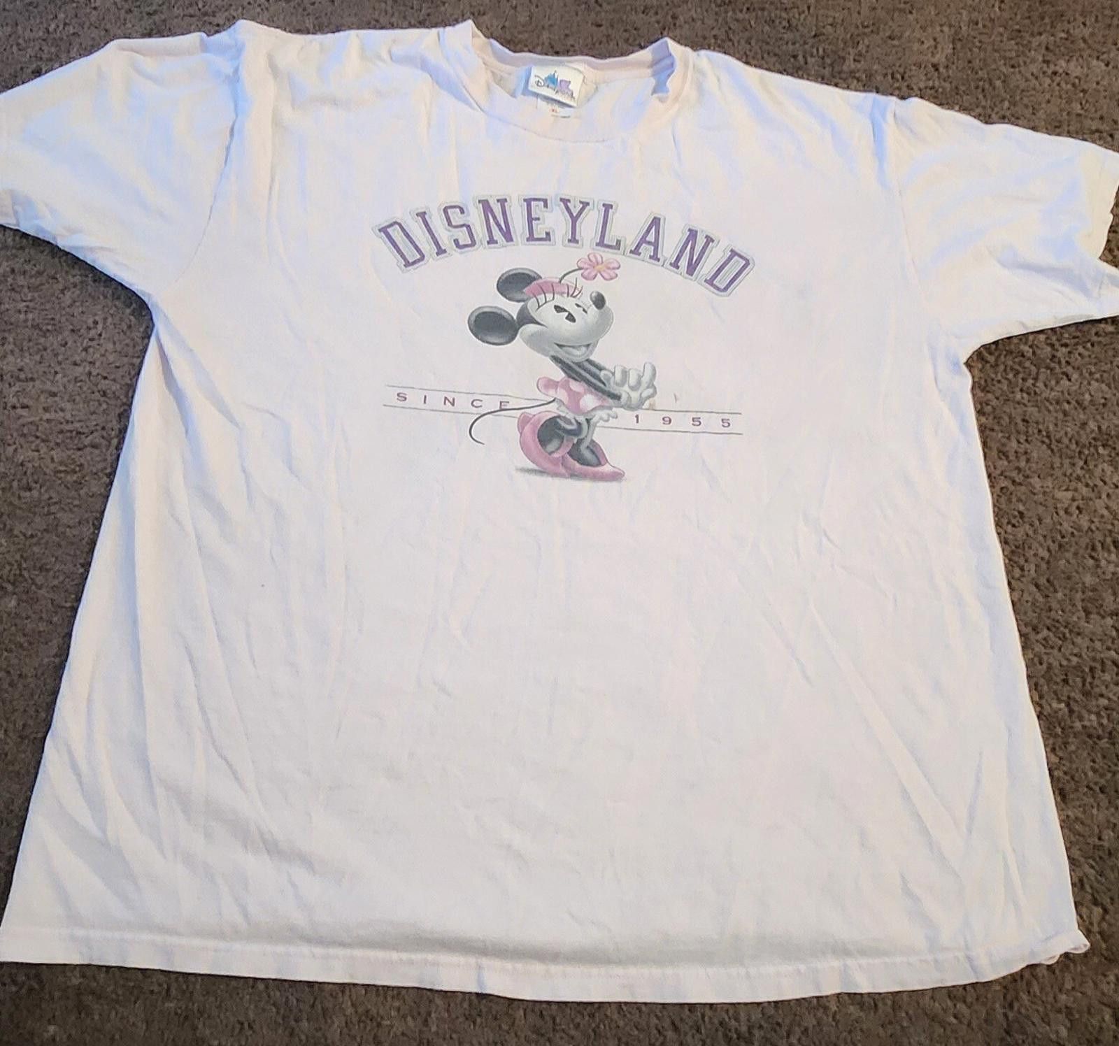 Disney Vintage XL Disneyland T-Shirt Minnie Mouse Castle Since 1955 Size ONE SIZE - 1 Thumbnail
