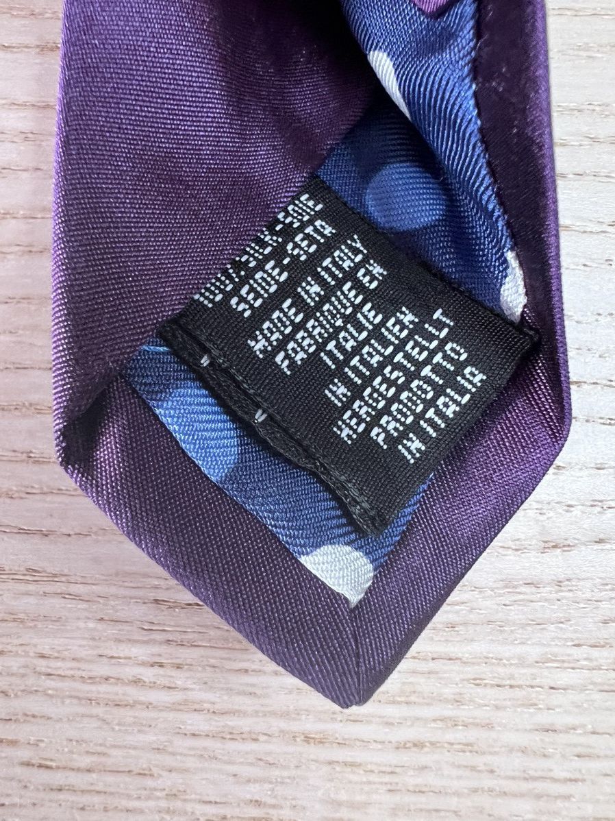Paul Smith Skinny purple tie, silk, made in Italy, worn x 3 Size ONE SIZE - 13 Thumbnail