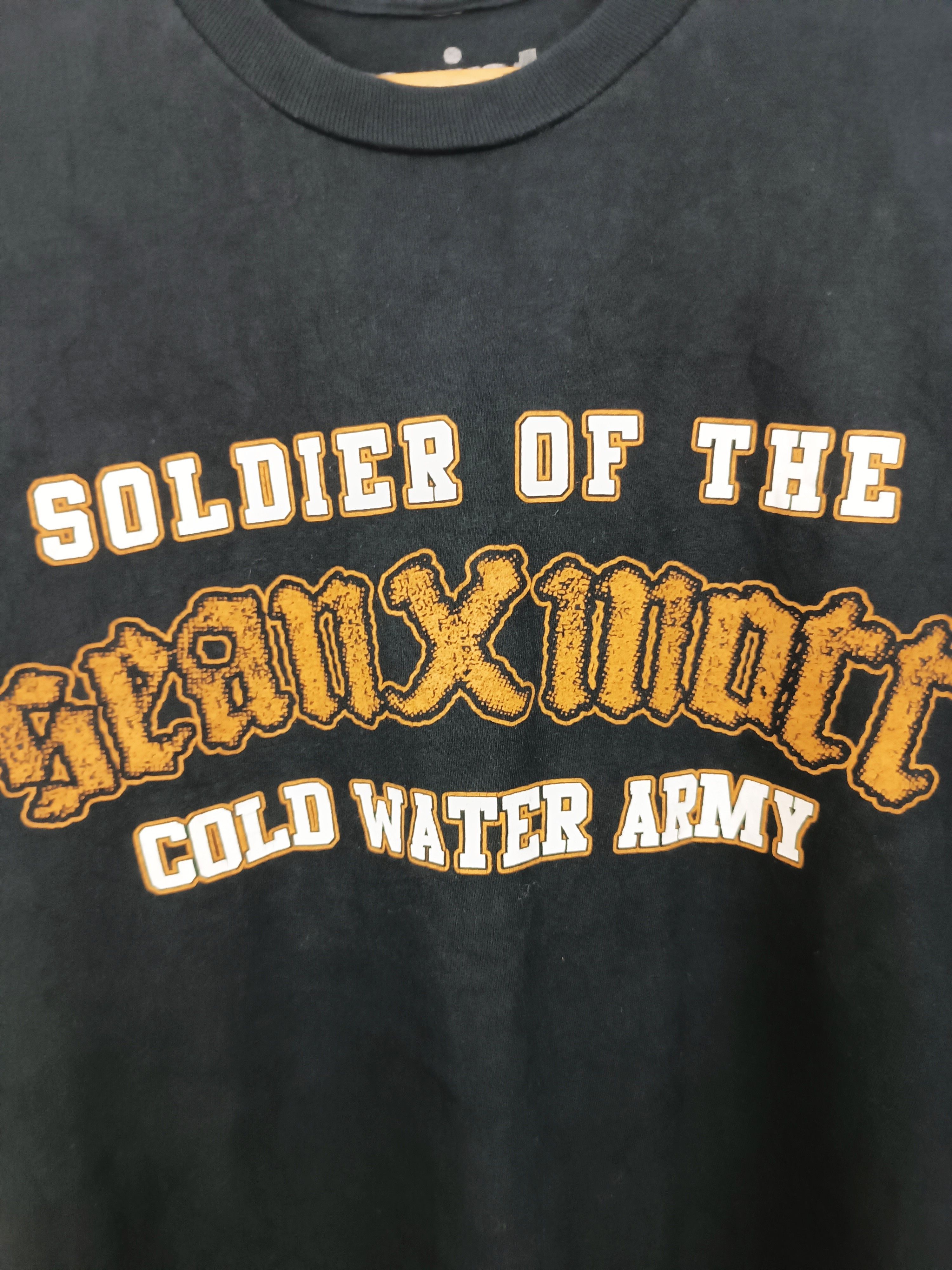 Band Tees VINTAGE SOLDIER OF THE COLD WATER PUNK HARDCORE EDGE Size US M / EU 48-50 / 2 - 11 Thumbnail