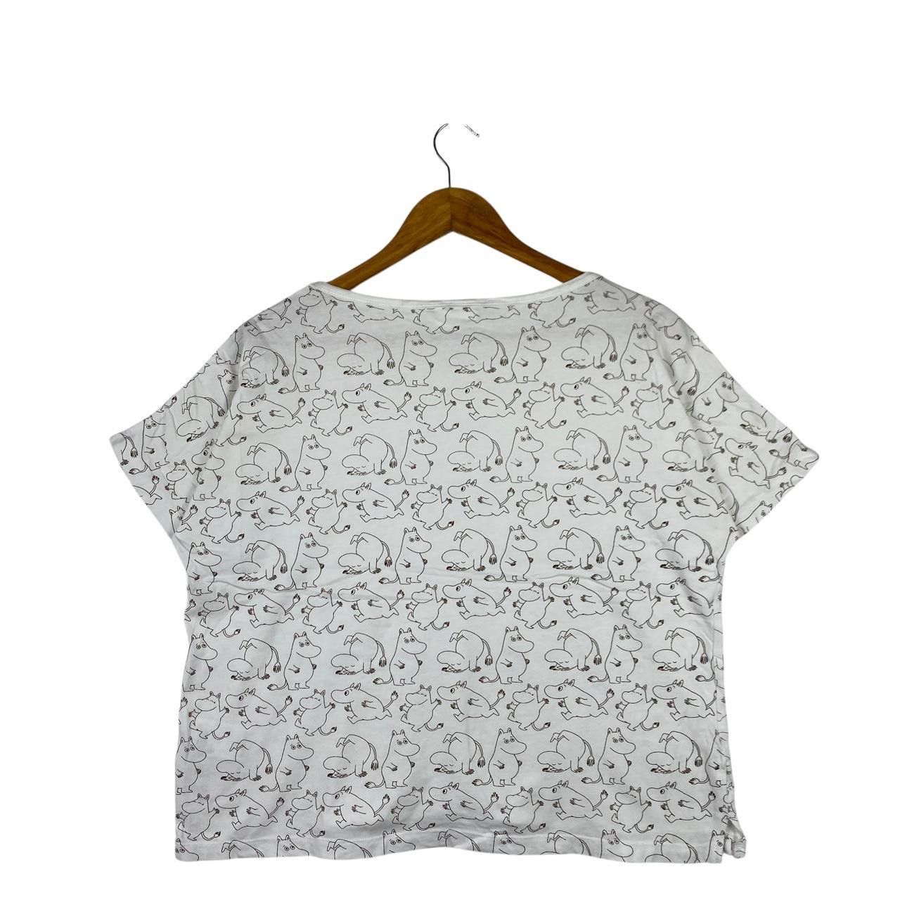 Other MOOMIN SNUFKIN x SAMANSA MOS2 Collection AOP Tee Shirt Top Size L / US 10 / IT 46 - 2 Thumbnail