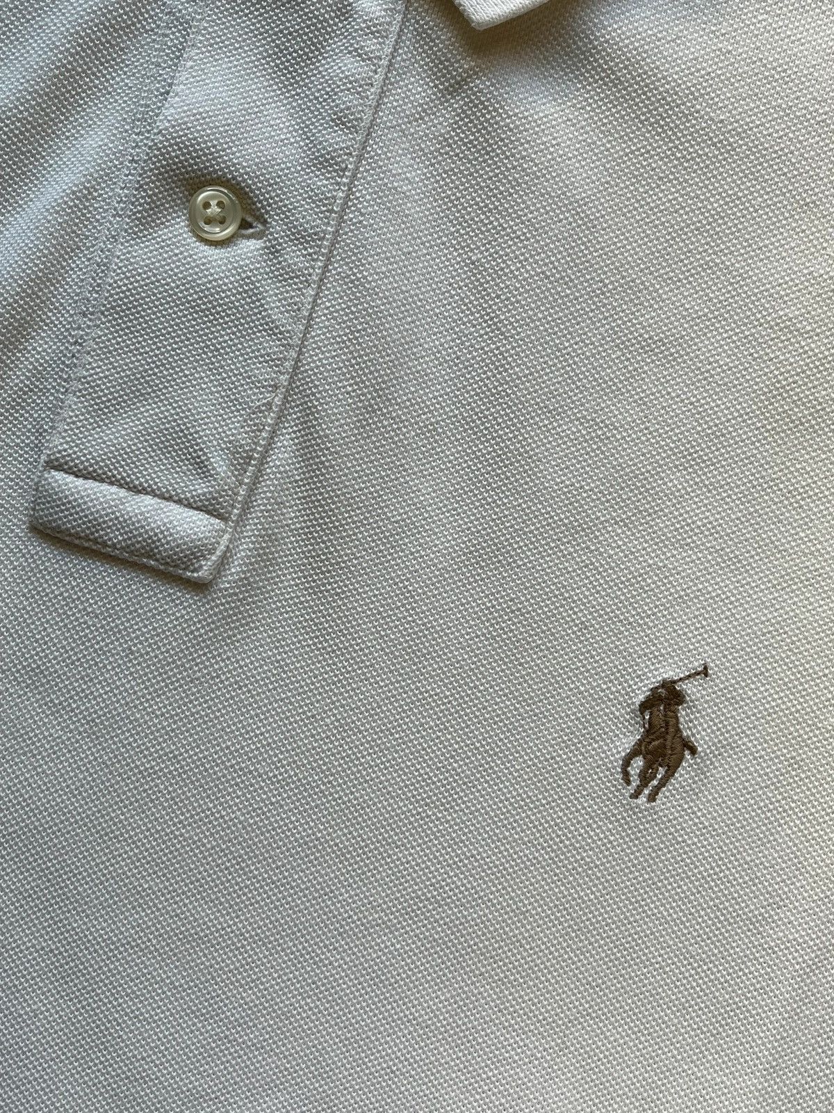 Polo Ralph Lauren Polo Ralph Lauren Small Pony Shirt Rare White 2000s Size US L / EU 52-54 / 3 - 8 Thumbnail