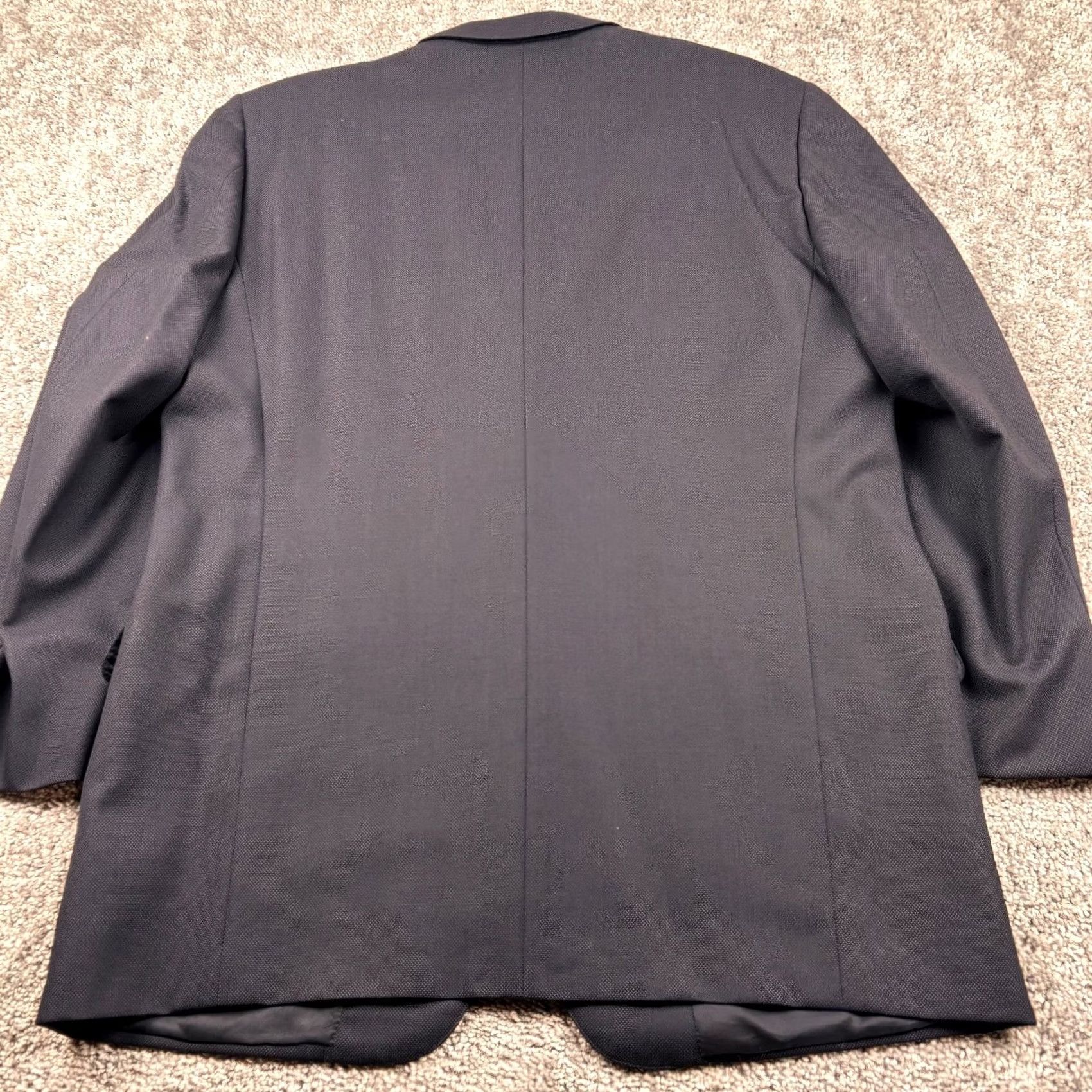 Ermenegildo Zegna Ermenegildo Zegna Blazer Mens 44L Long Navy 3 Button Birdseye Wool Vintage? No. Size 44R - 7 Thumbnail