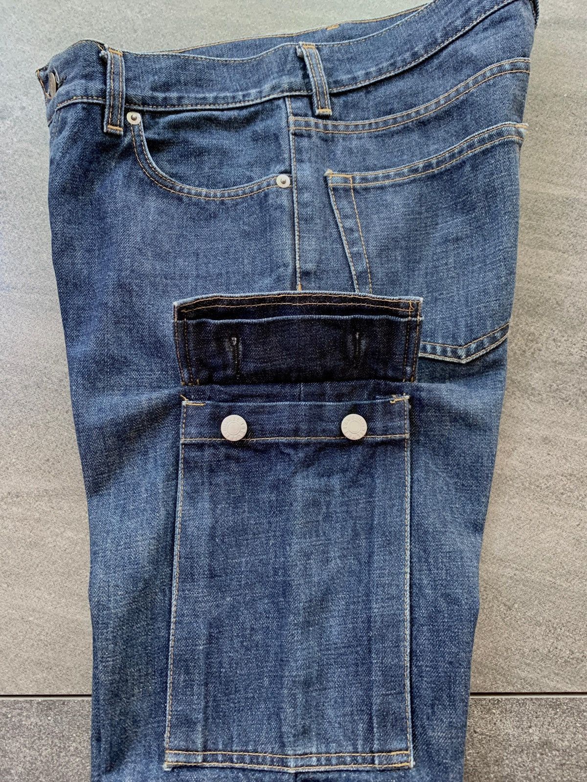 Helmut Lang FREE TAX! 2000s Cargo Denim Jeans Size US 30 / EU 46 - 7 Thumbnail
