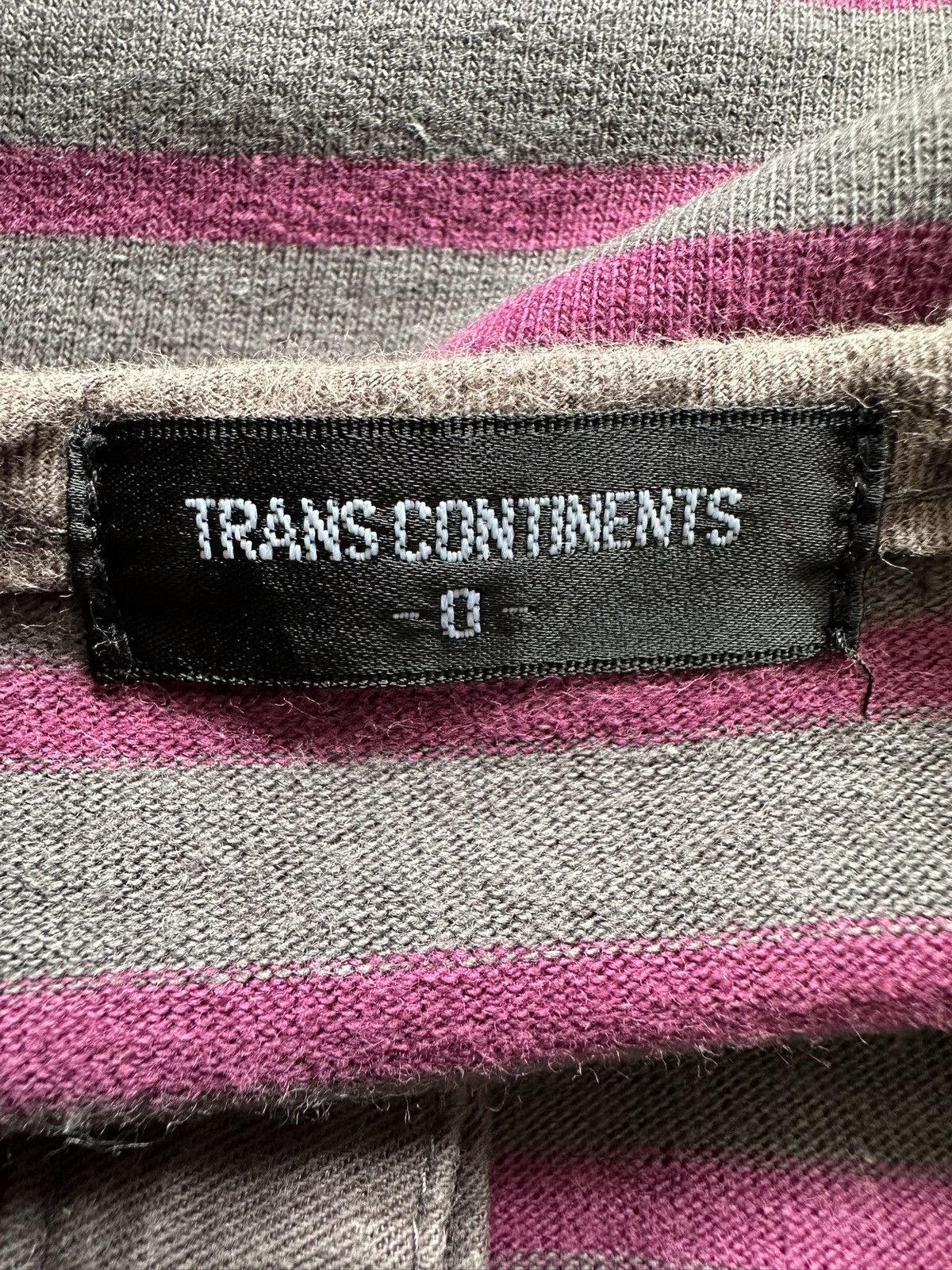 If Six Was Nine 00's Trans Continents - Striped Henley neck long sleeve Size US M / EU 48-50 / 2 - 17 Thumbnail