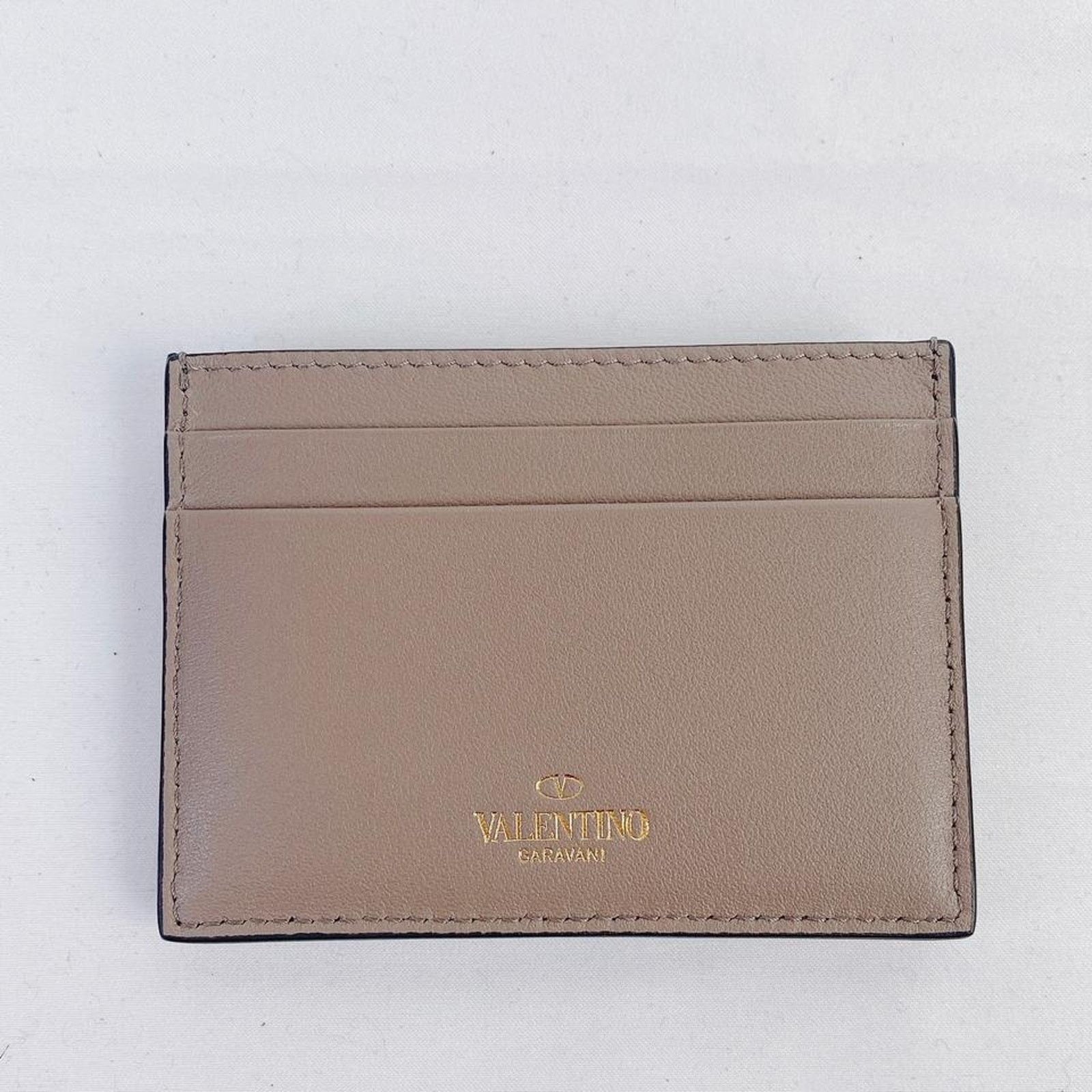 Valentino Rockstud leather card holder Size ONE SIZE - 3 Thumbnail