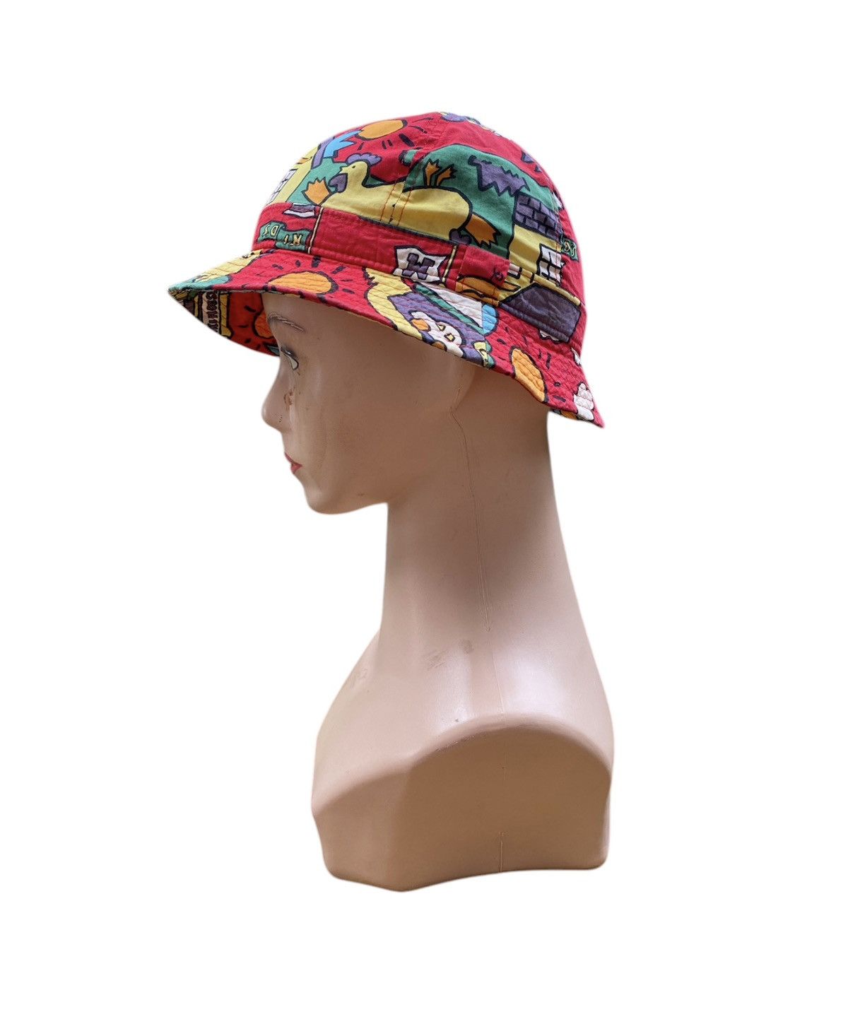 Designer × Japanese Brand Miki House Art Cartoon Bucket Hat Kid Size ONE SIZE - 2 Thumbnail