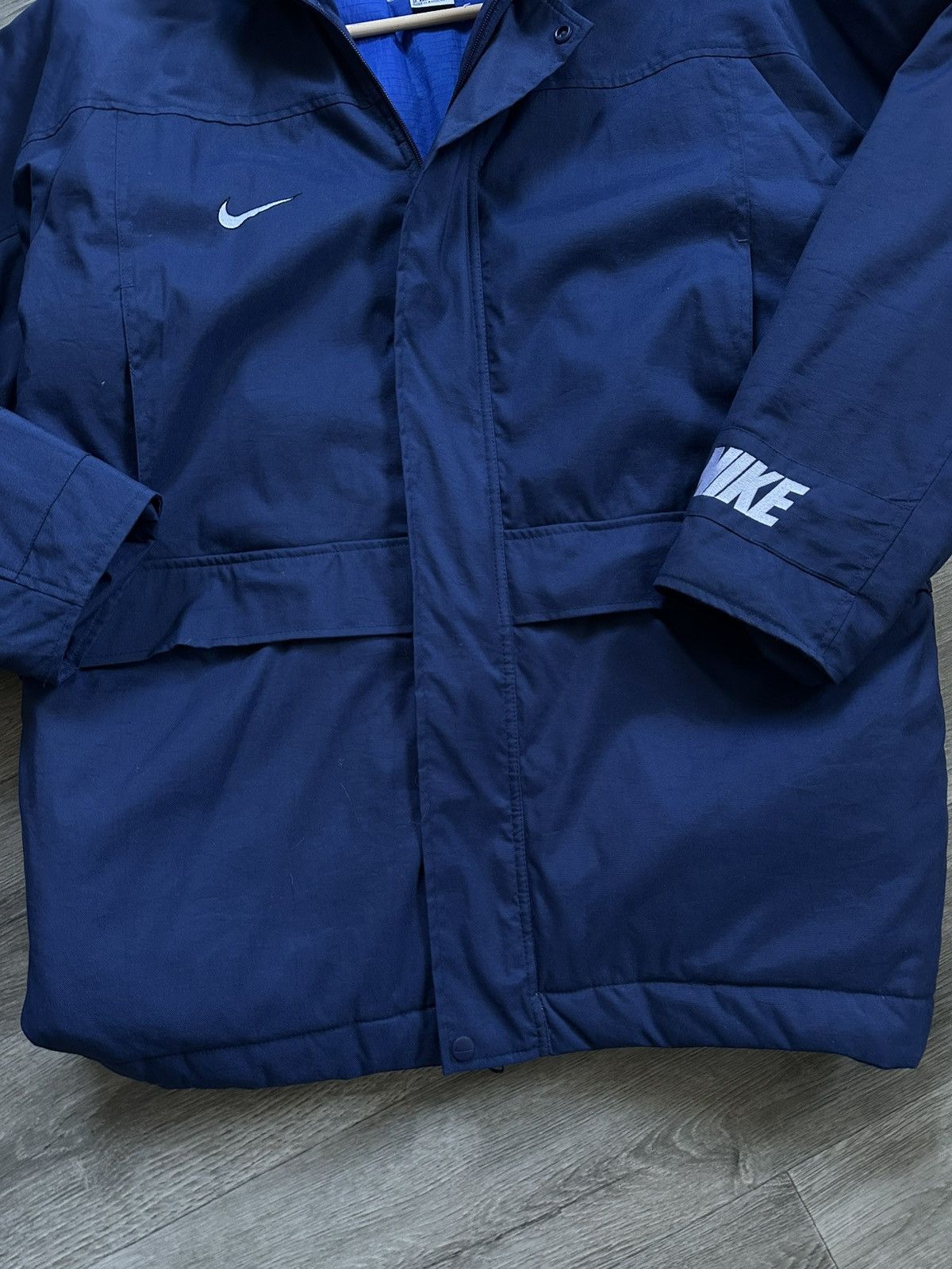 Nike × Vintage 🫧NIKE Vintage Parkas Jacket Men’s Size US L / EU 52-54 / 3 - 3 Thumbnail