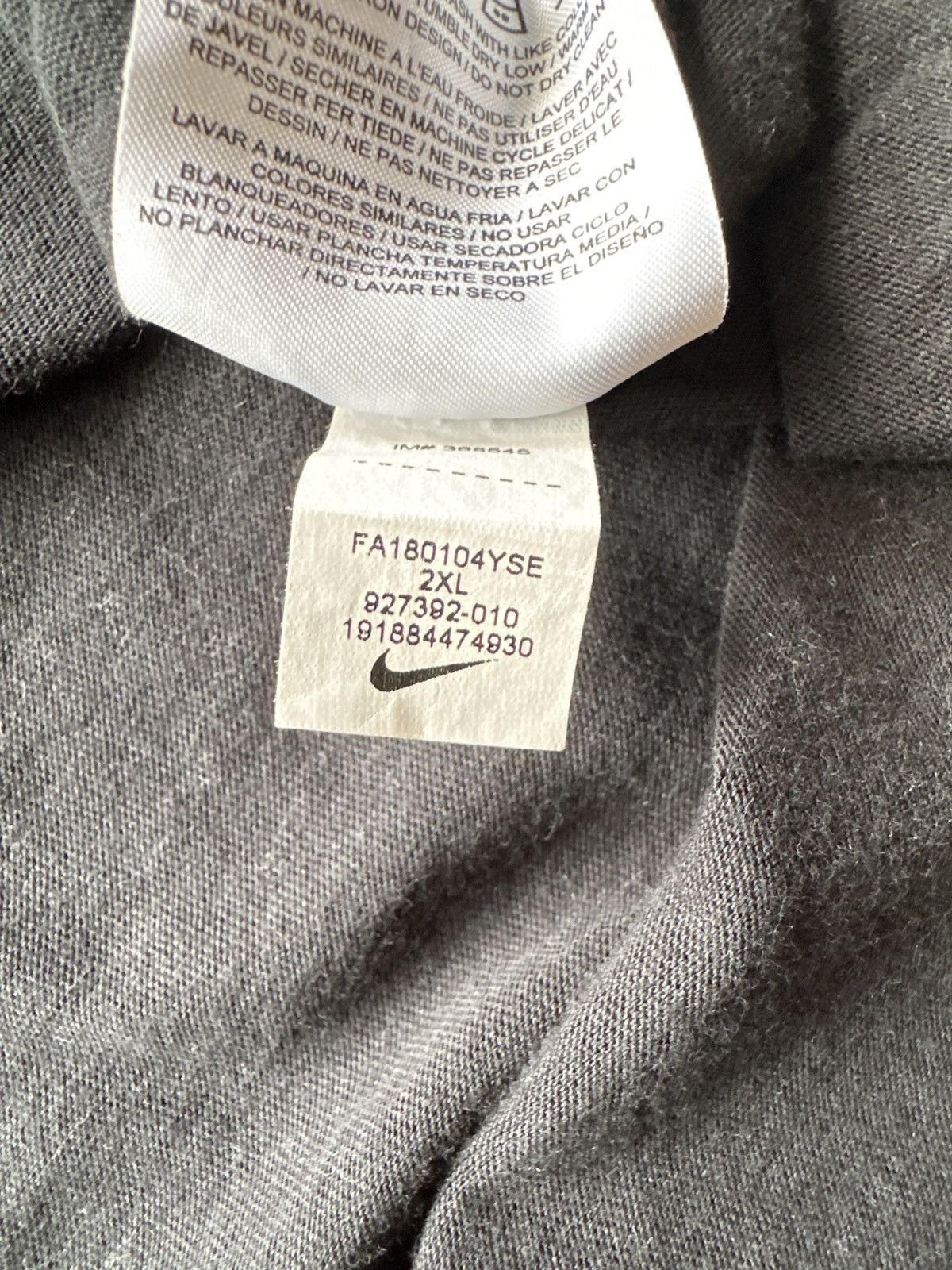 Nike × Vintage Nike sportswear block logo Tshirt xxl Size US XXL / EU 58 / 5 - 4 Thumbnail
