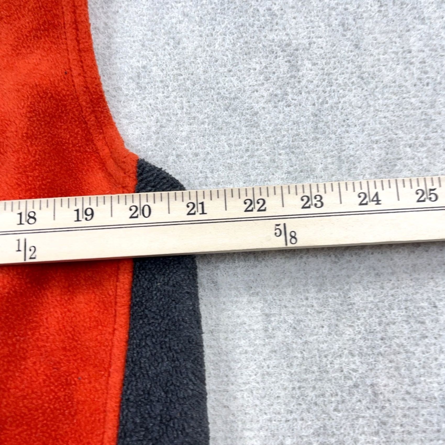Vintage Columbia Vest Men L Orange Gray Fleece Full Zip Benton Springs Size US L / EU 52-54 / 3 - 7 Thumbnail