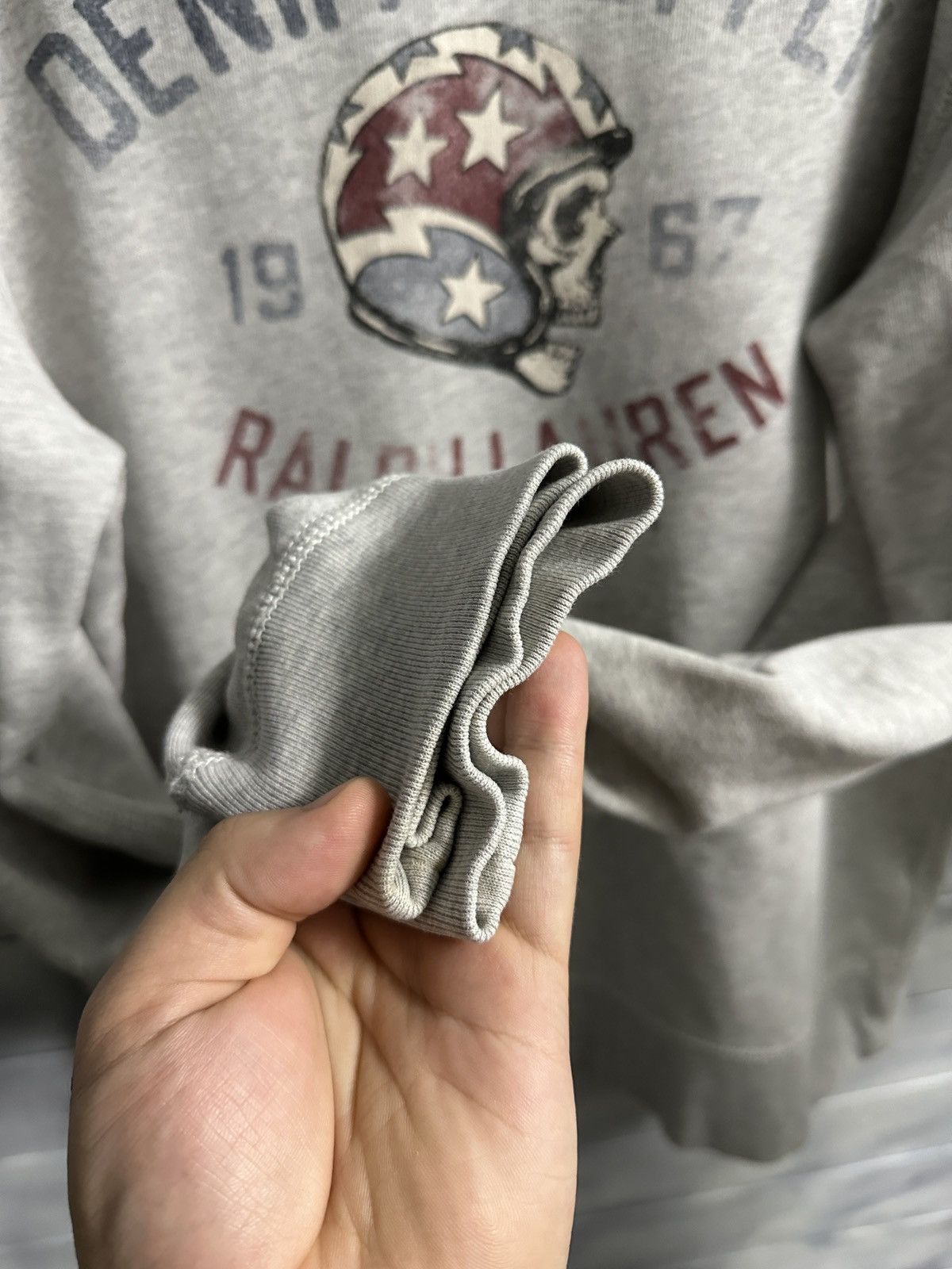 Denim & Supply Ralph Lauren Rare Sweatshirt Skull USA Helmet Ralph Lauren Denim&Supply Size US M / EU 48-50 / 2 - 5 Thumbnail